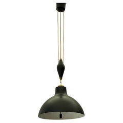 Bertil Brisborg, Nordiska Kompaniet, mid century pendant lamp, Sweden, 1950s