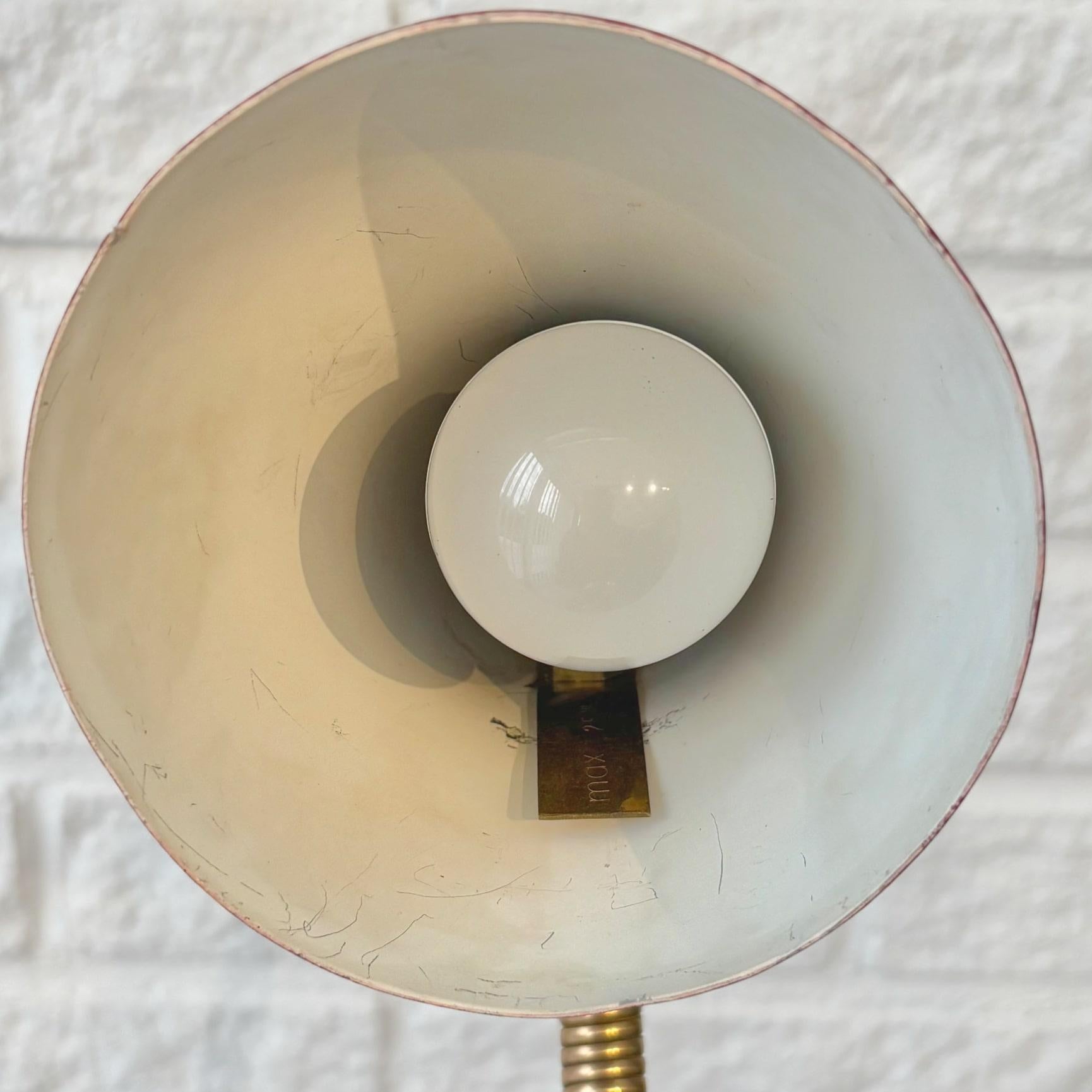 Bertil Brisborg, Nordiska Kompaniet, Lámpara de escritorio escandinava 32535, Suecia, años 50 en venta 4