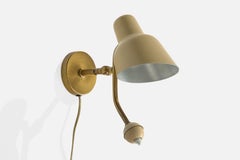 Bertil Brisborg, aplique, latón, metal, Suecia, década de 1940