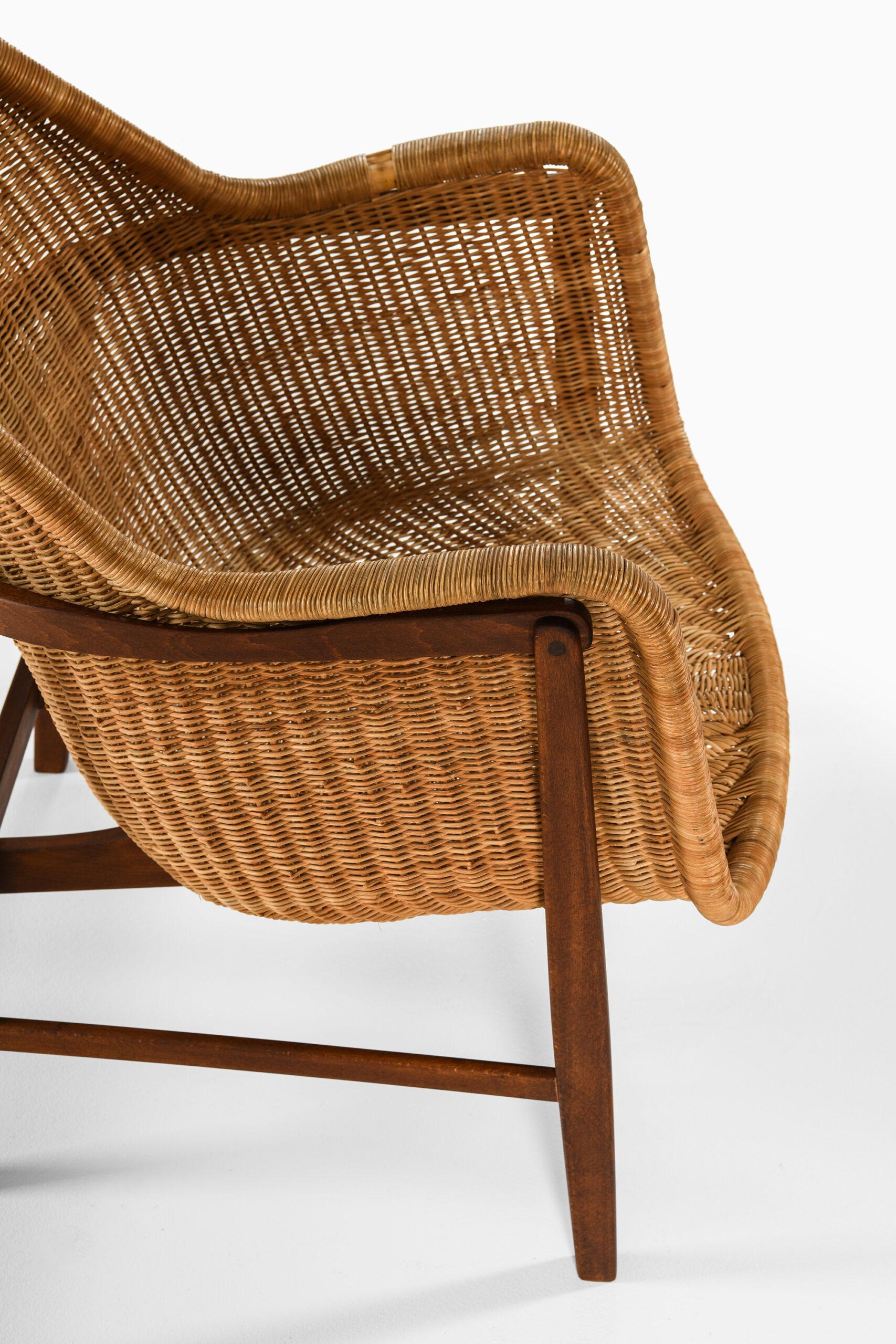 Swedish Bertil Fridhagen Easy Chair Produced by Bodafors For Sale