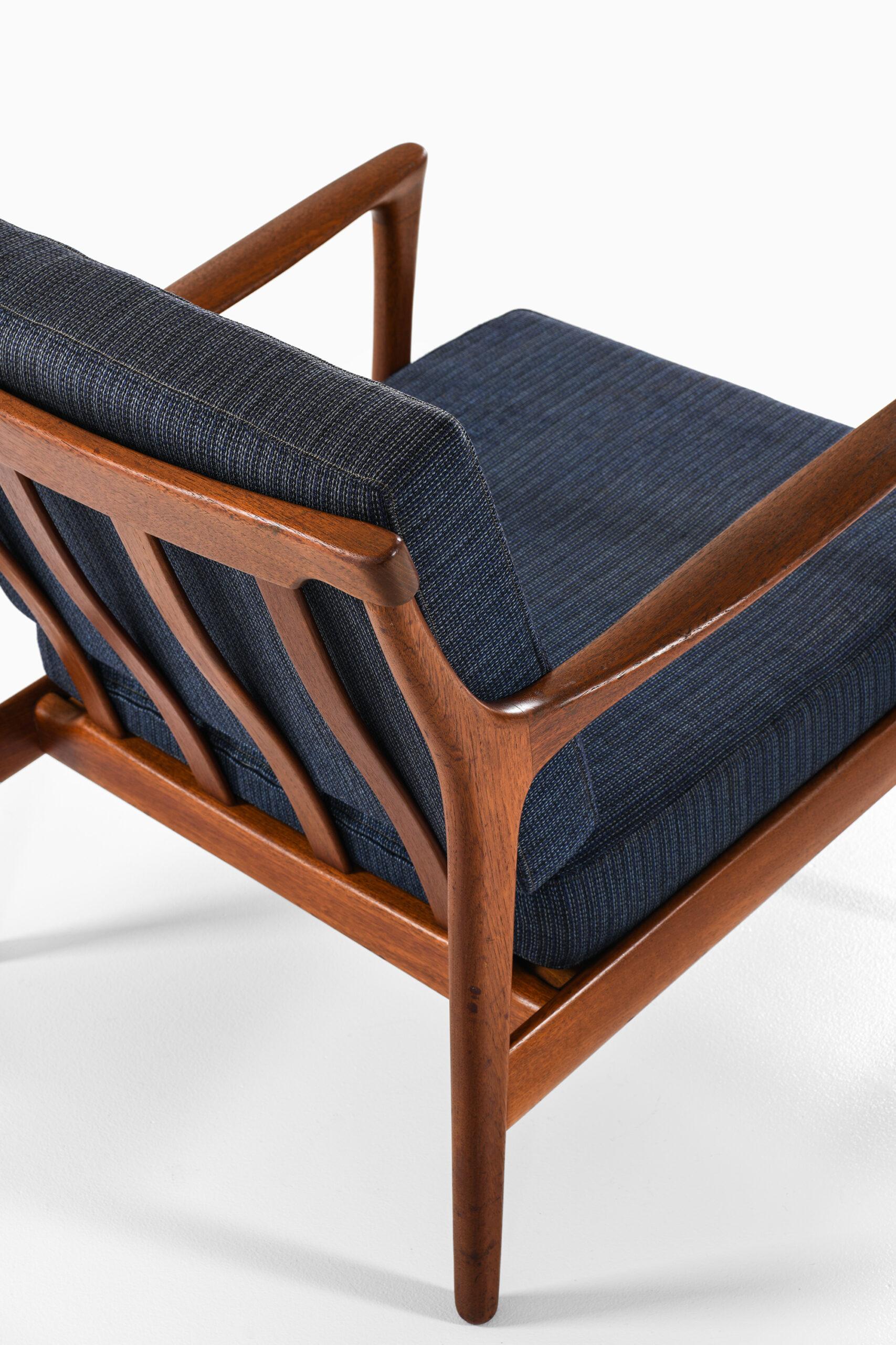 Fabric Bertil Fridhagen Easy Chairs Model Kuba Produced by Bröderna Andersson