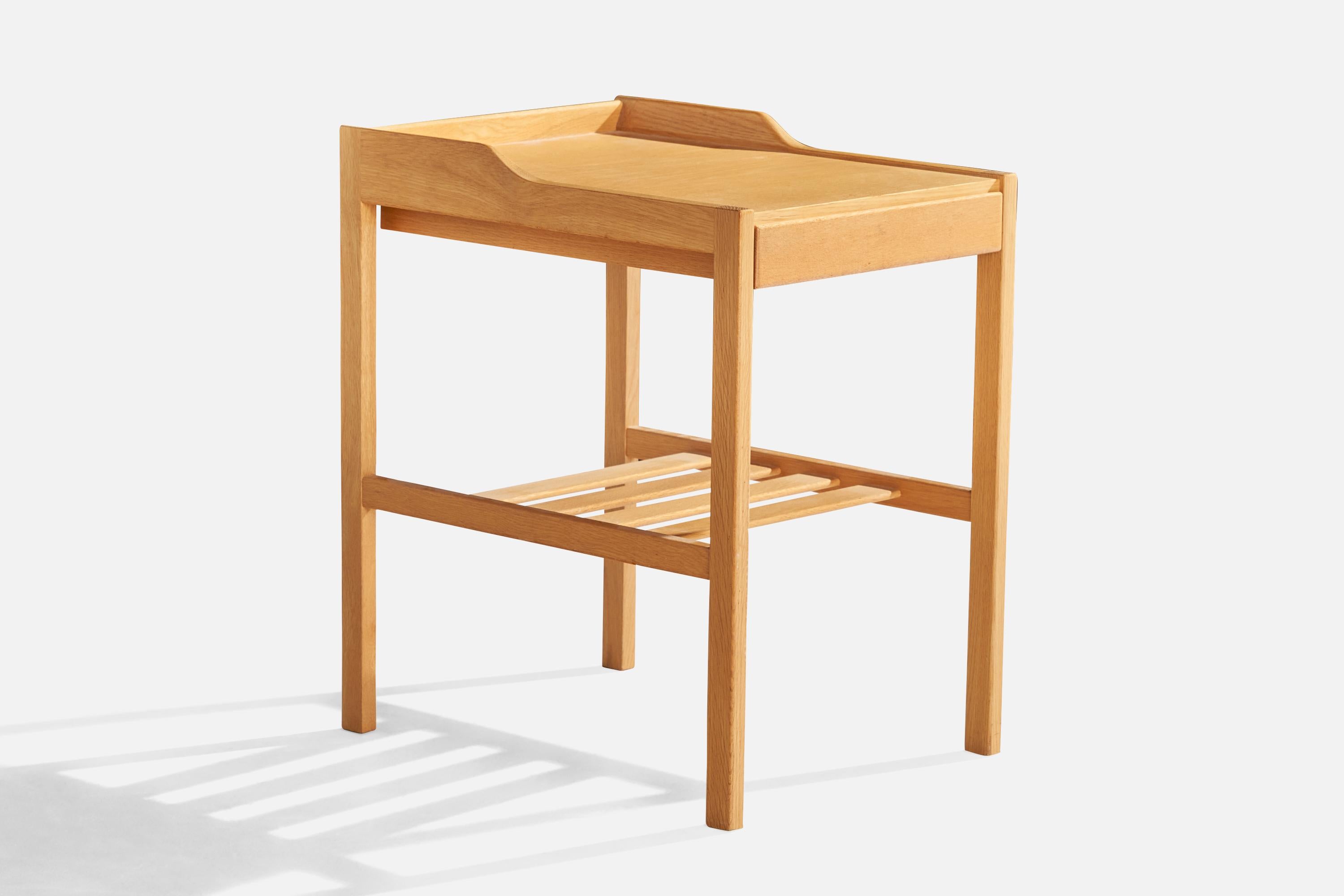 Bertil Frihagen, Nightstands, Oak, Sweden, 1960s For Sale 1