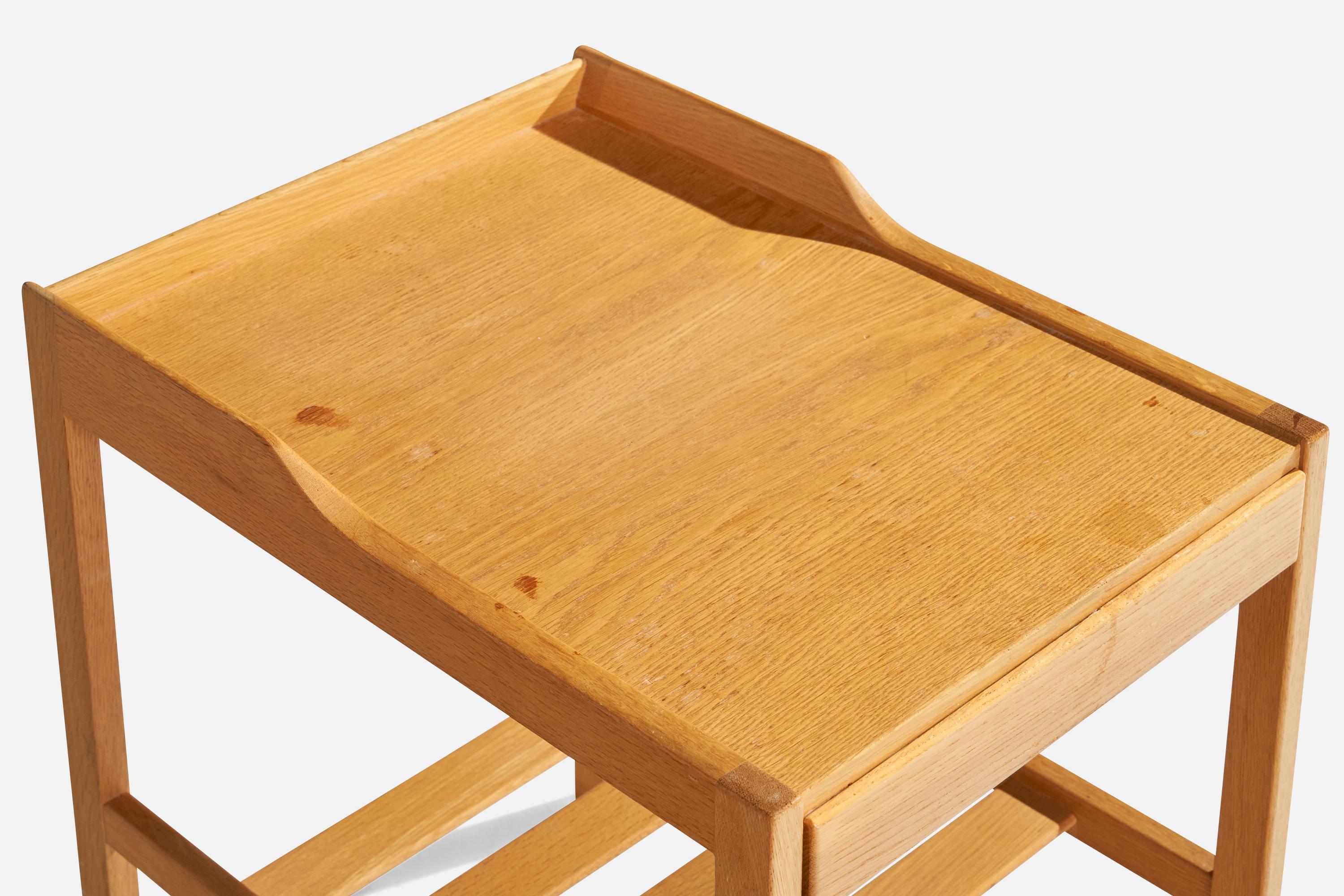 Bertil Frihagen, Nightstands, Oak, Sweden, 1960s For Sale 4