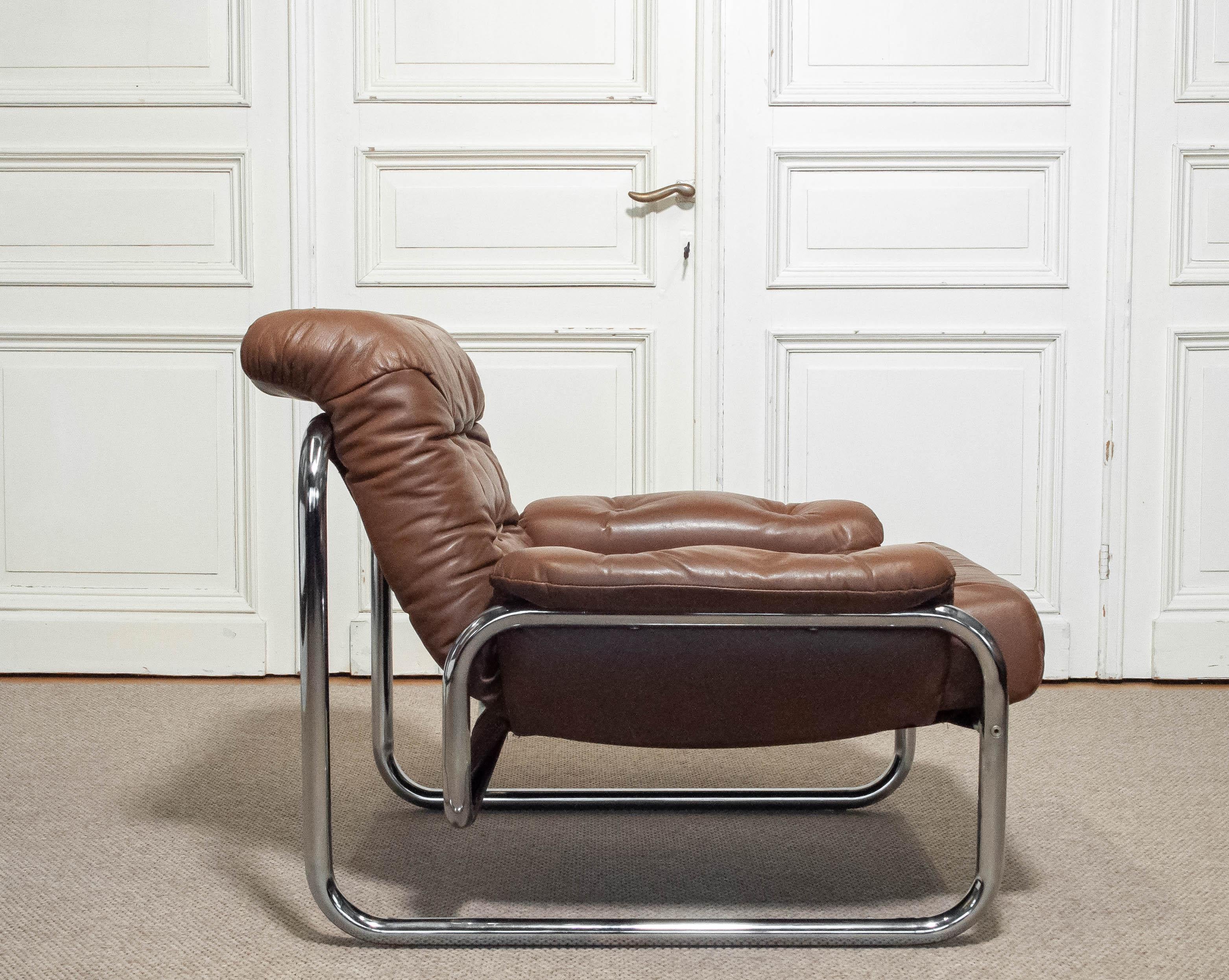 Bertil Haggström “Borkum” Lounge Chair for Svedemöbler, Sweden, 1970s For Sale 4