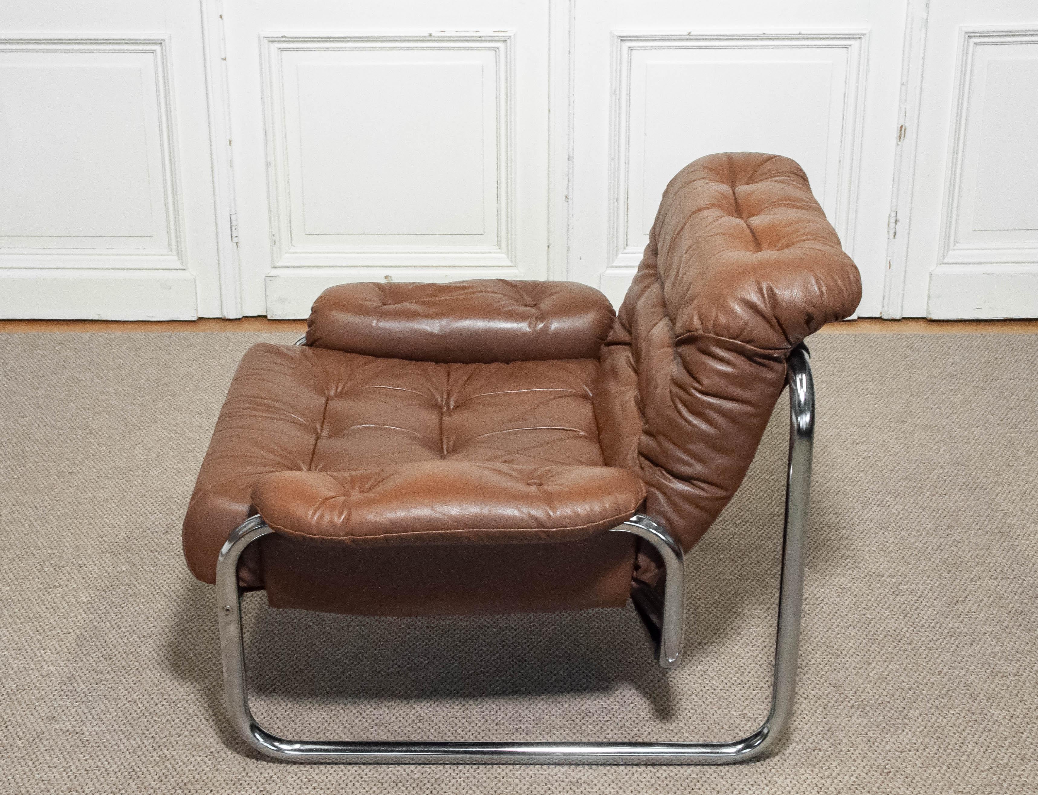 Bertil Haggström “Borkum” Lounge Chair for Svedemöbler, Sweden, 1970s For Sale 5