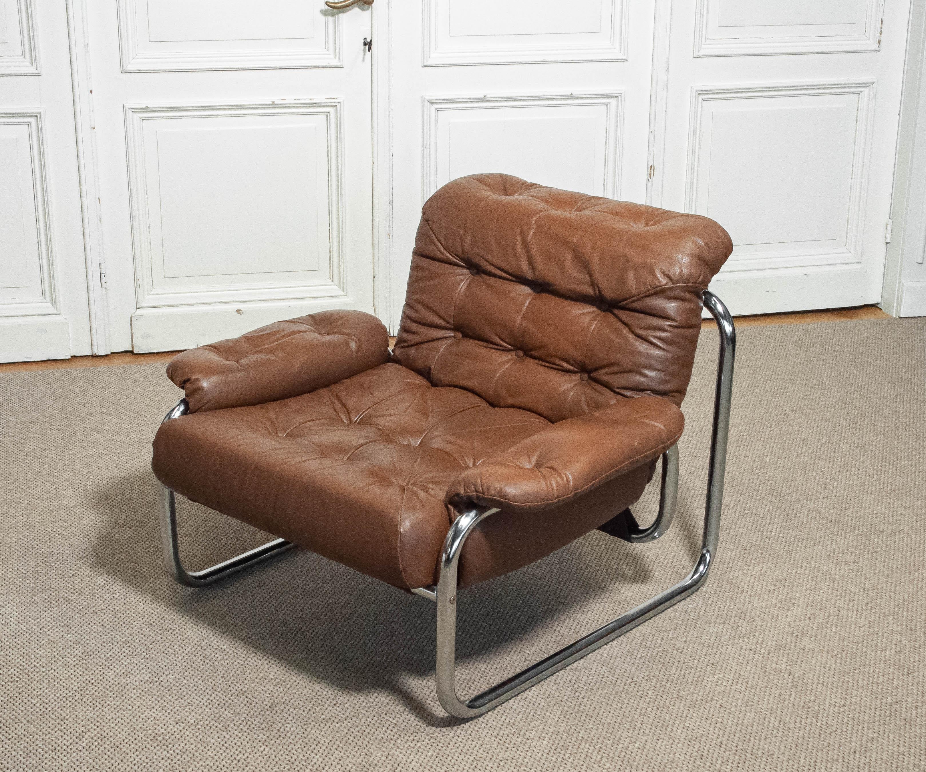 Bertil Haggström “Borkum” Lounge Chair for Svedemöbler, Sweden, 1970s For Sale 7