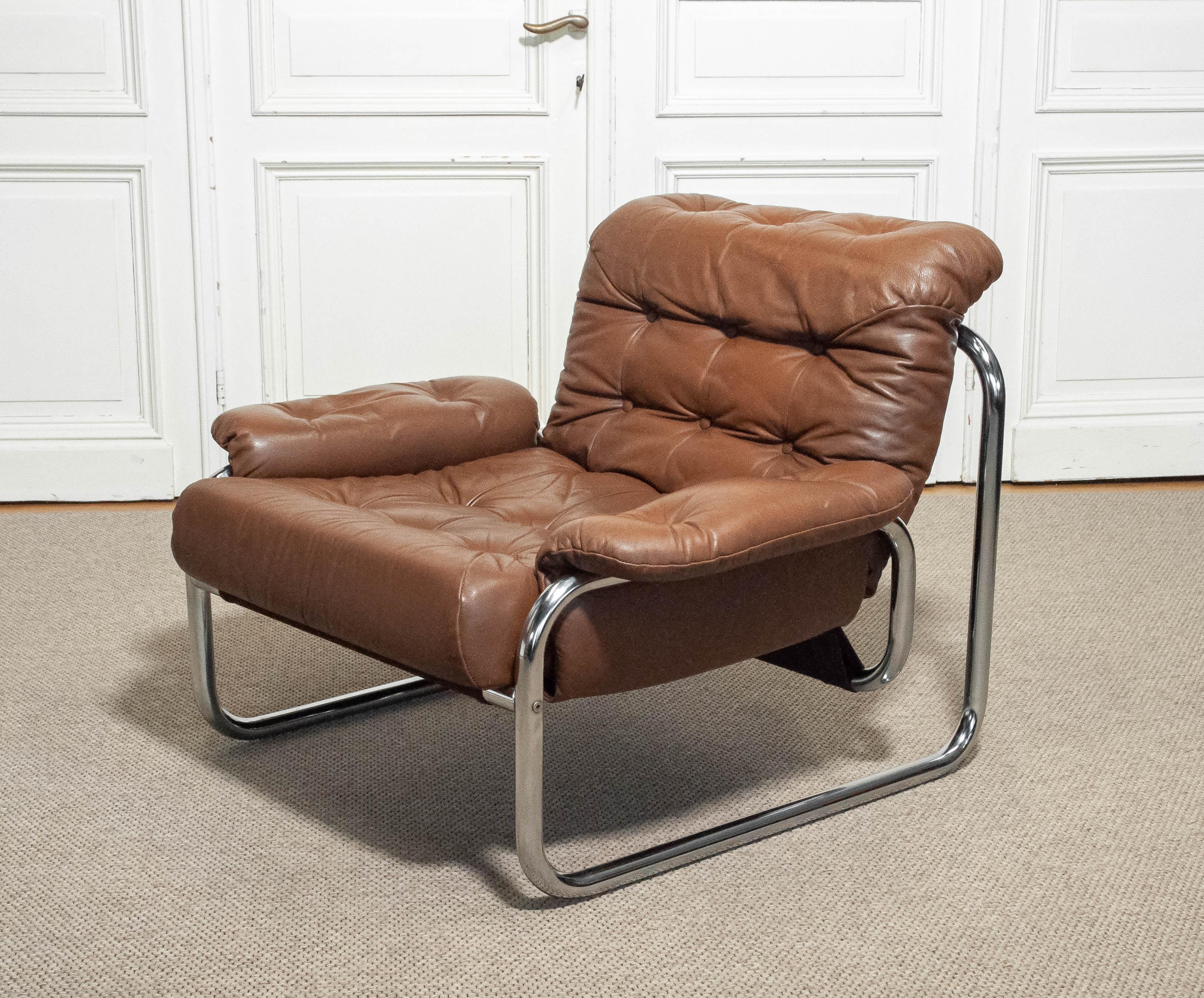 Bertil Haggström “Borkum” Lounge Chair for Svedemöbler, Sweden, 1970s For Sale 8