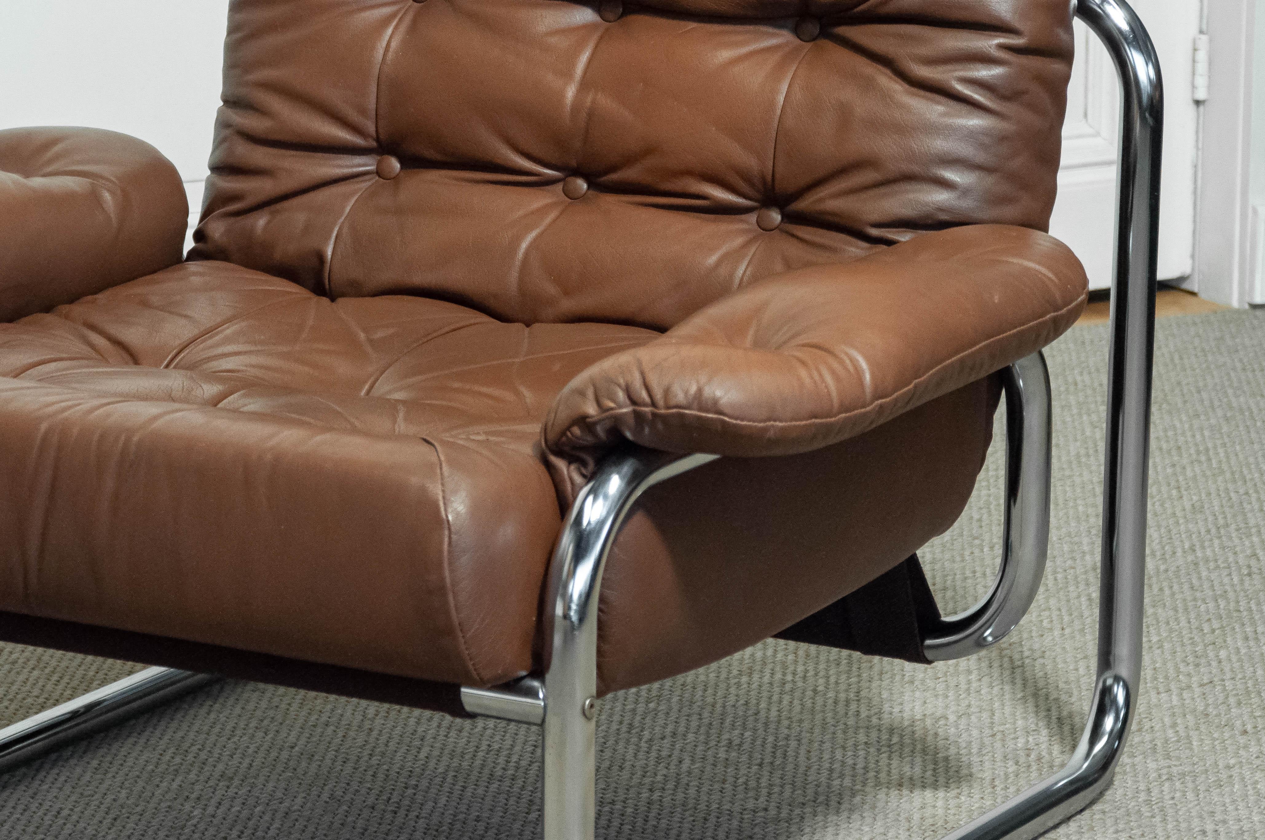 Swedish Bertil Haggström “Borkum” Lounge Chair for Svedemöbler, Sweden, 1970s For Sale