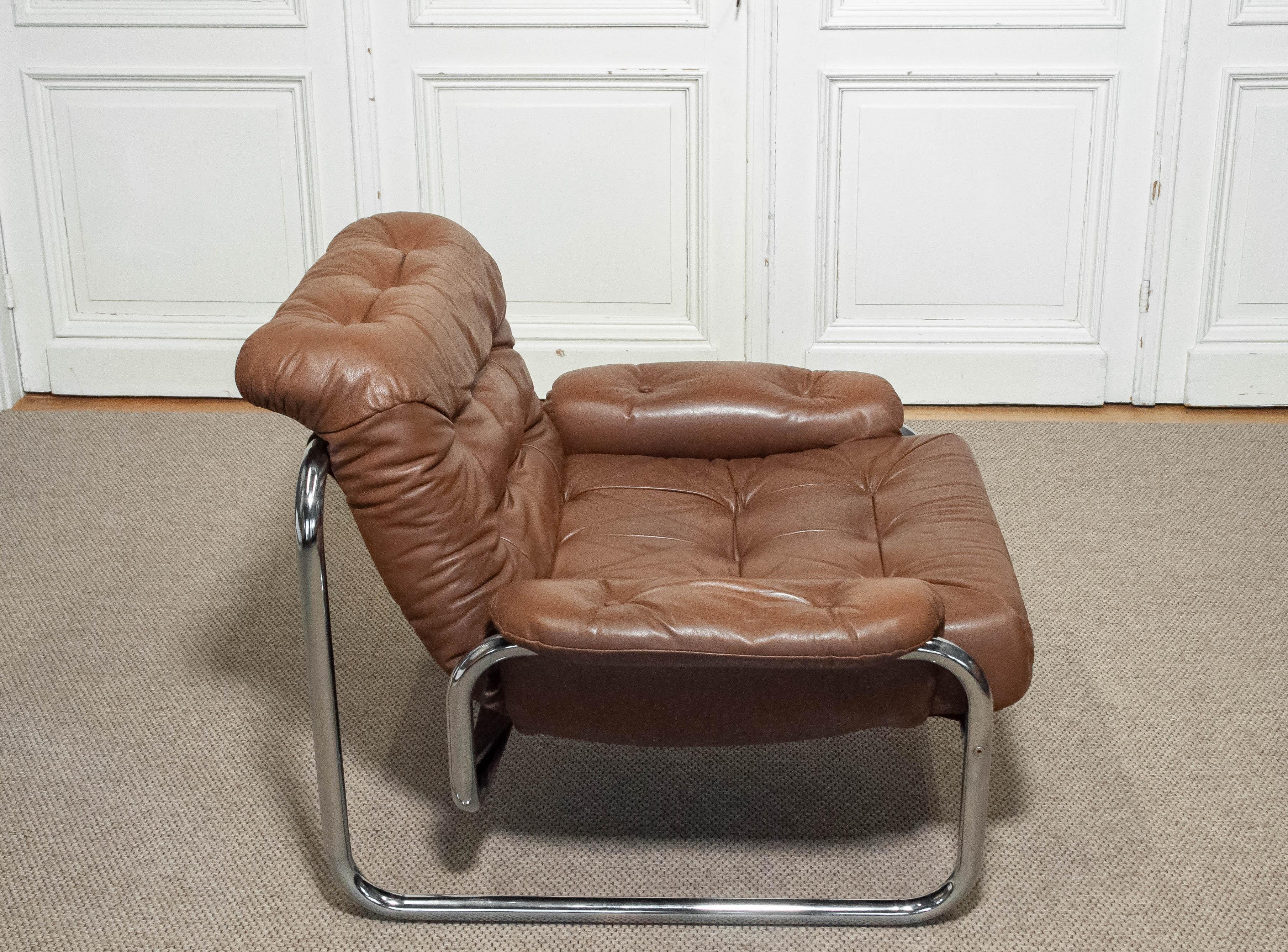 Bertil Haggström “Borkum” Lounge Chair for Svedemöbler, Sweden, 1970s For Sale 3
