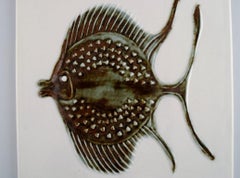 Bertil Lundgren for Rörstrand, "Gallery 1" Wall Plaque in Glazed Porcelain