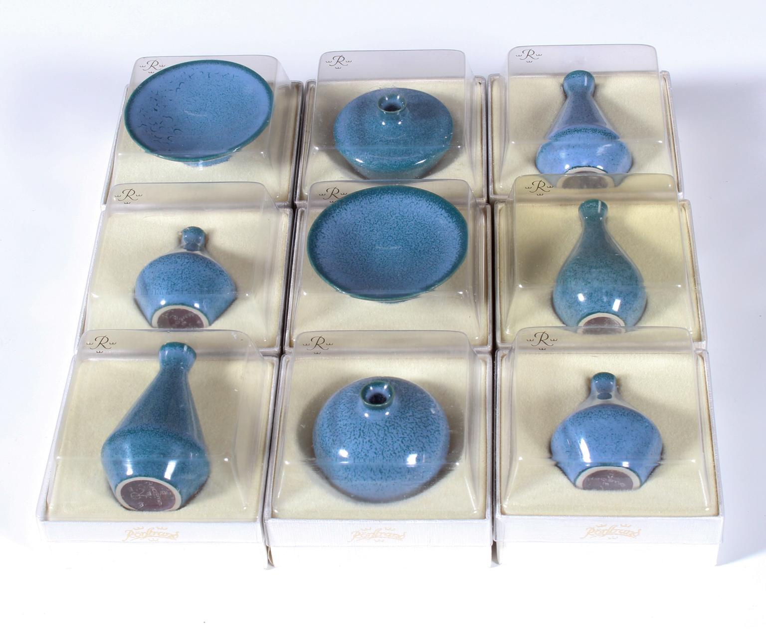 Scandinavian Modern Bertil Lundgren Miniature Vases For Sale