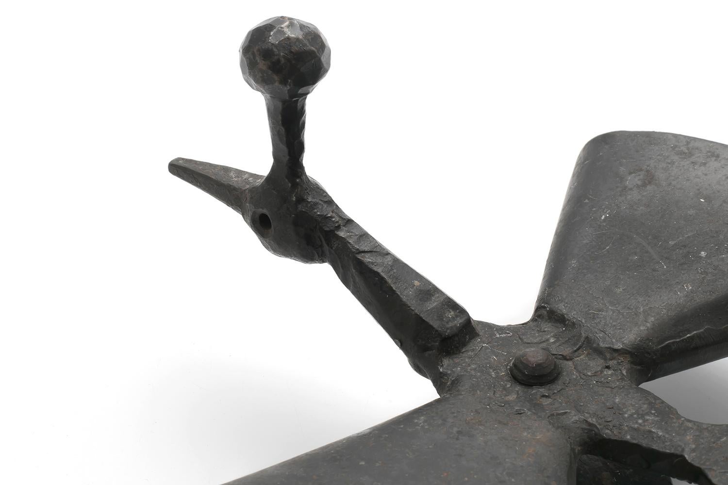 Wrought Iron Bertil Vallien / Door Knocker SBW113 / Boda Smide / 1965 For Sale