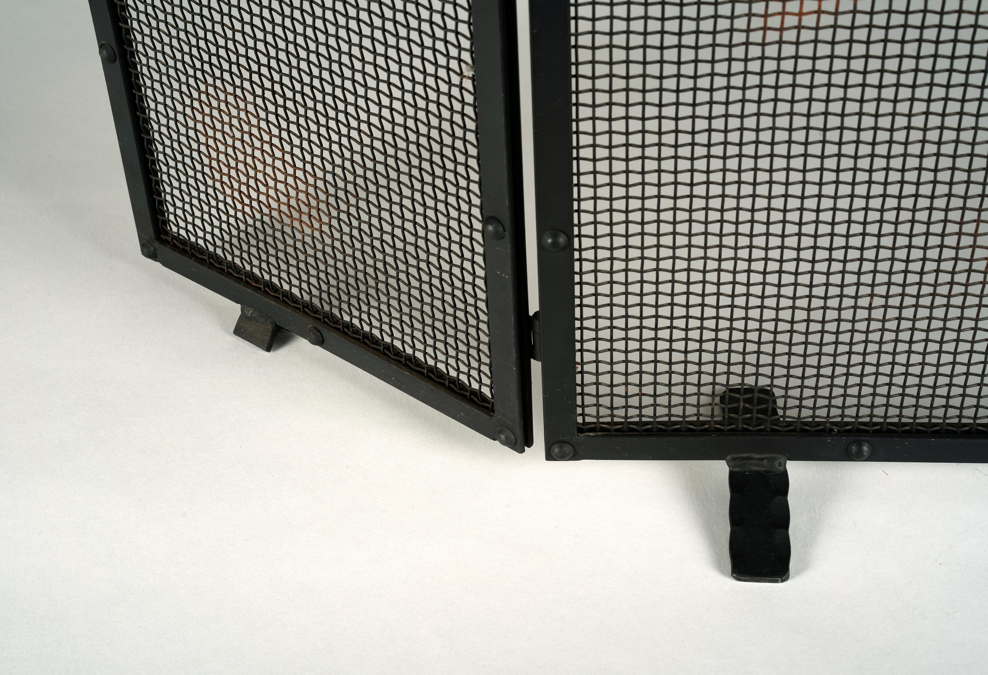 Scandinavian Modern Bertil Vallien fire guard, produced by Boda, Sweden, 1970s For Sale