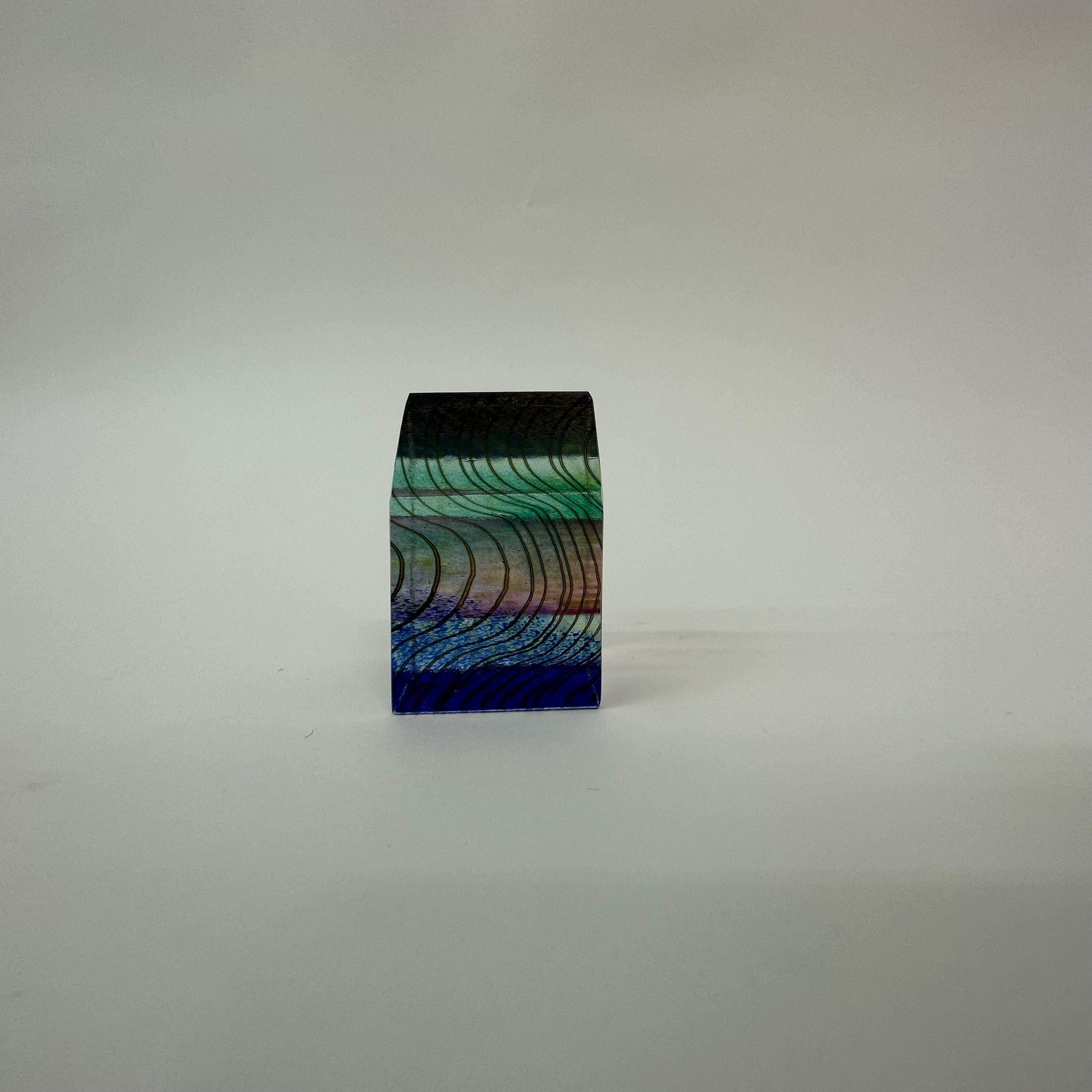 Bertil Vallien fo Kosta Boda Sweden miniature sculpture House ”Country Living” 8