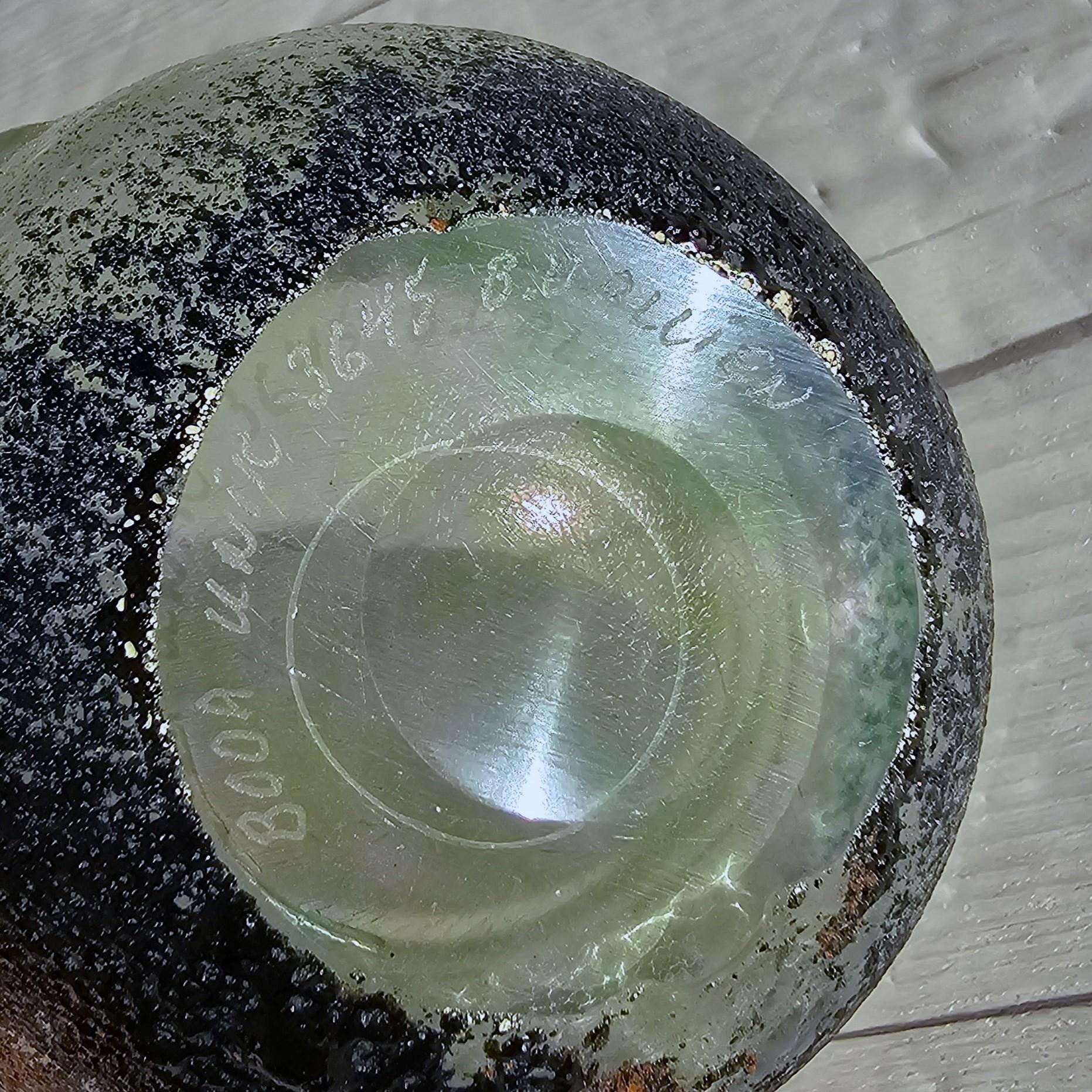 Bertil Vallien for Boda Glassworks, Iridescent Sandblast Art Glass Bowl, Unique For Sale 8