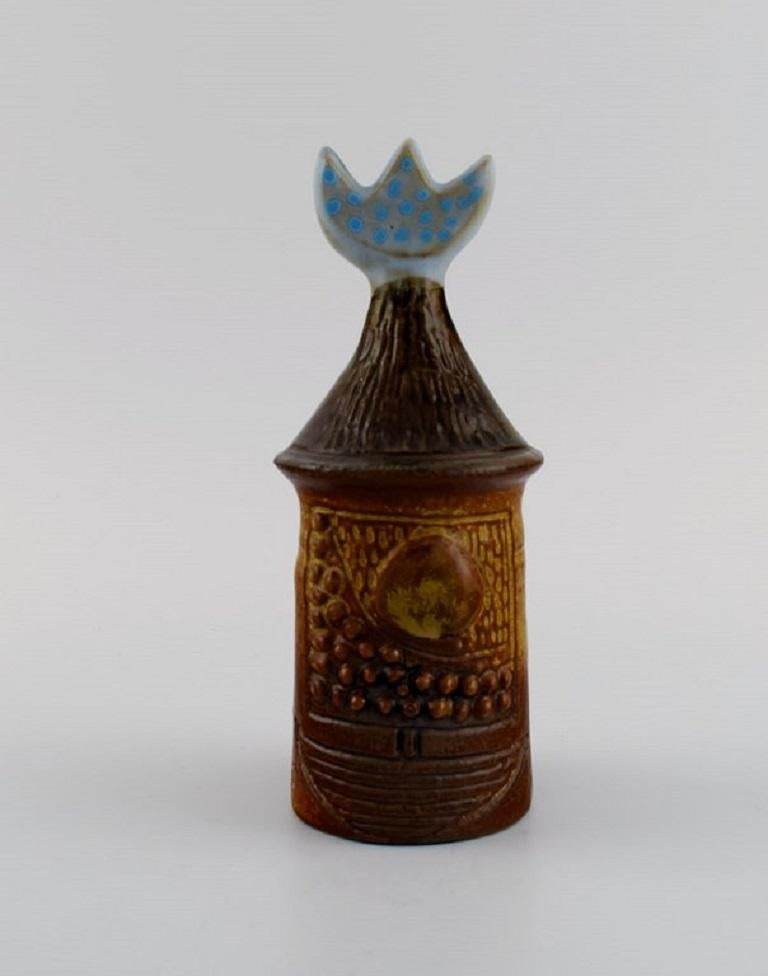 Bertil Vallien pour Gustavsberg. 
Sculpture de Bagdad en céramique émaillée. 1960s.
Mesures : 18 x 8 cm.
En parfait état.
Estampillé.