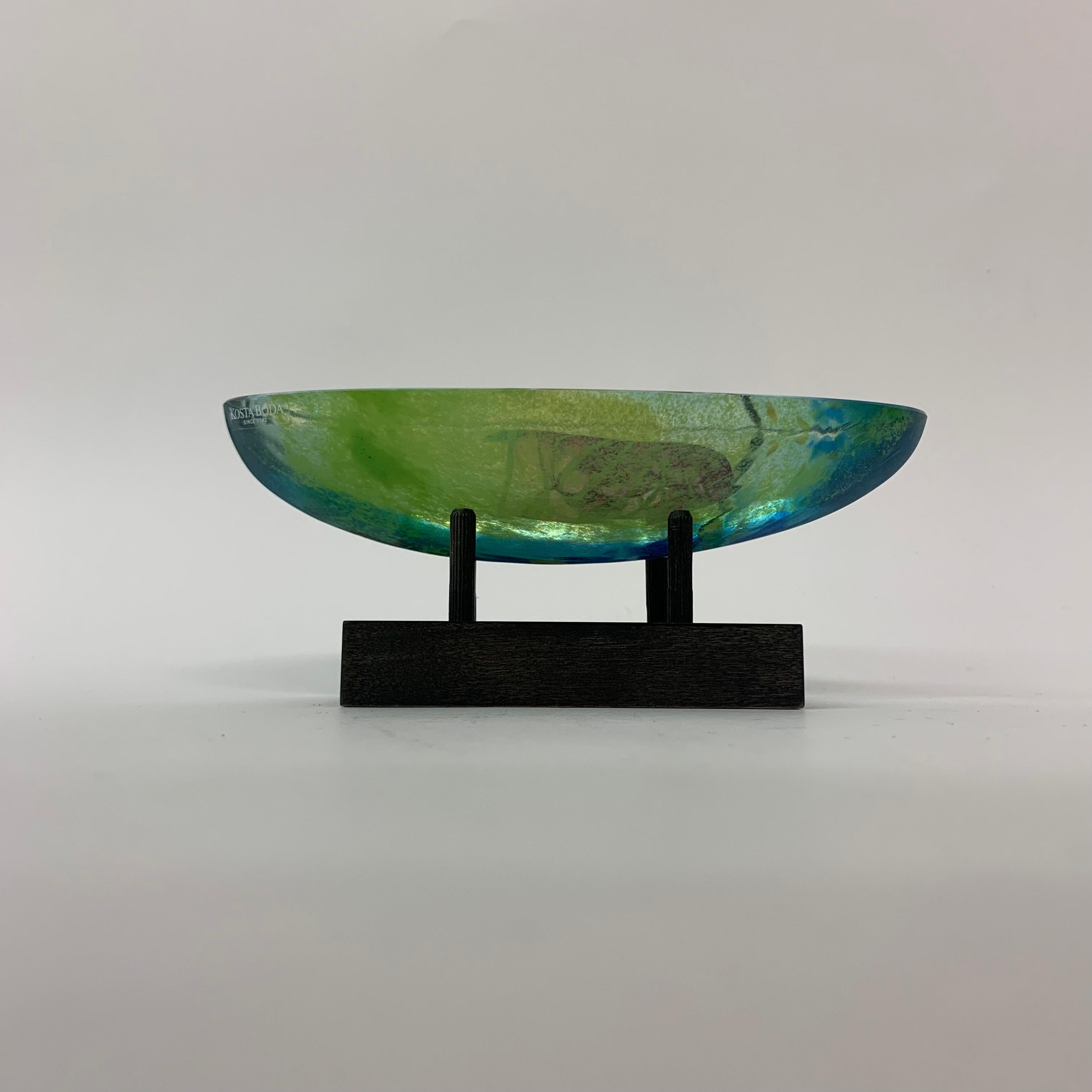 Art Glass Bertil Vallien for Kosta Boda Boat Atelier Collection limited edition For Sale