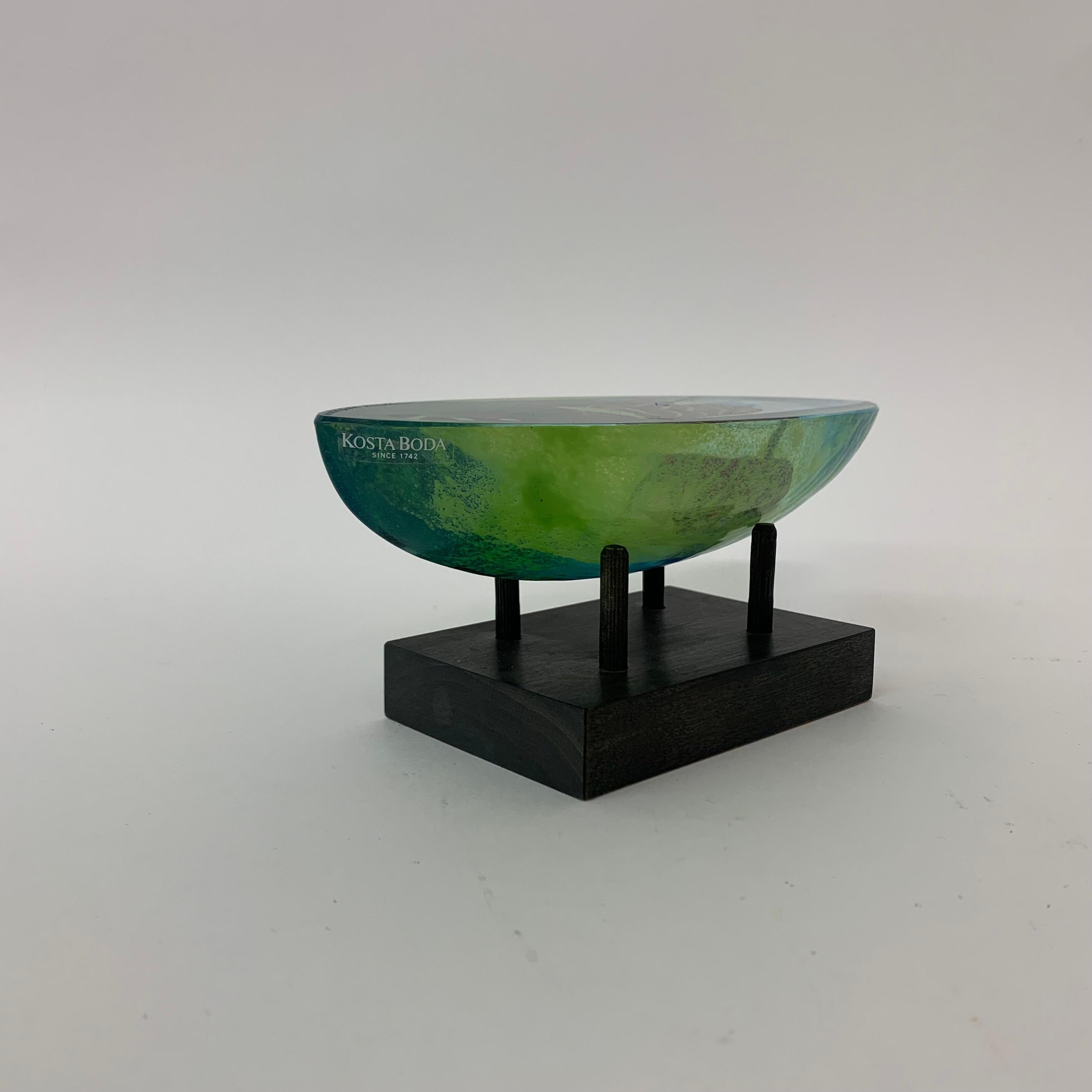 Art Glass Bertil Vallien for Kosta Boda Boat Atelier Collection limited edition For Sale