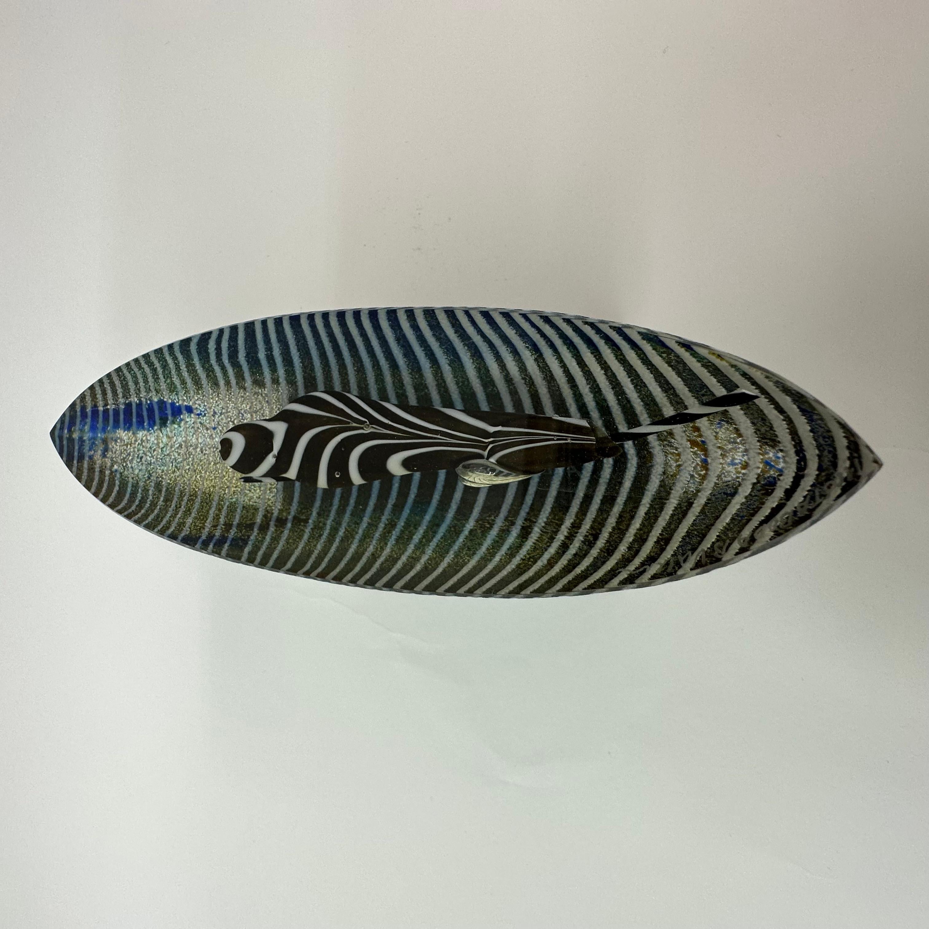 Bertil Vallien for Kosta Boda glass boat sculpture Limited edition Voyage For Sale 11