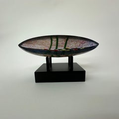 Bertil Vallien for Kosta Boda glass boat sculpture Limited edition Voyage
