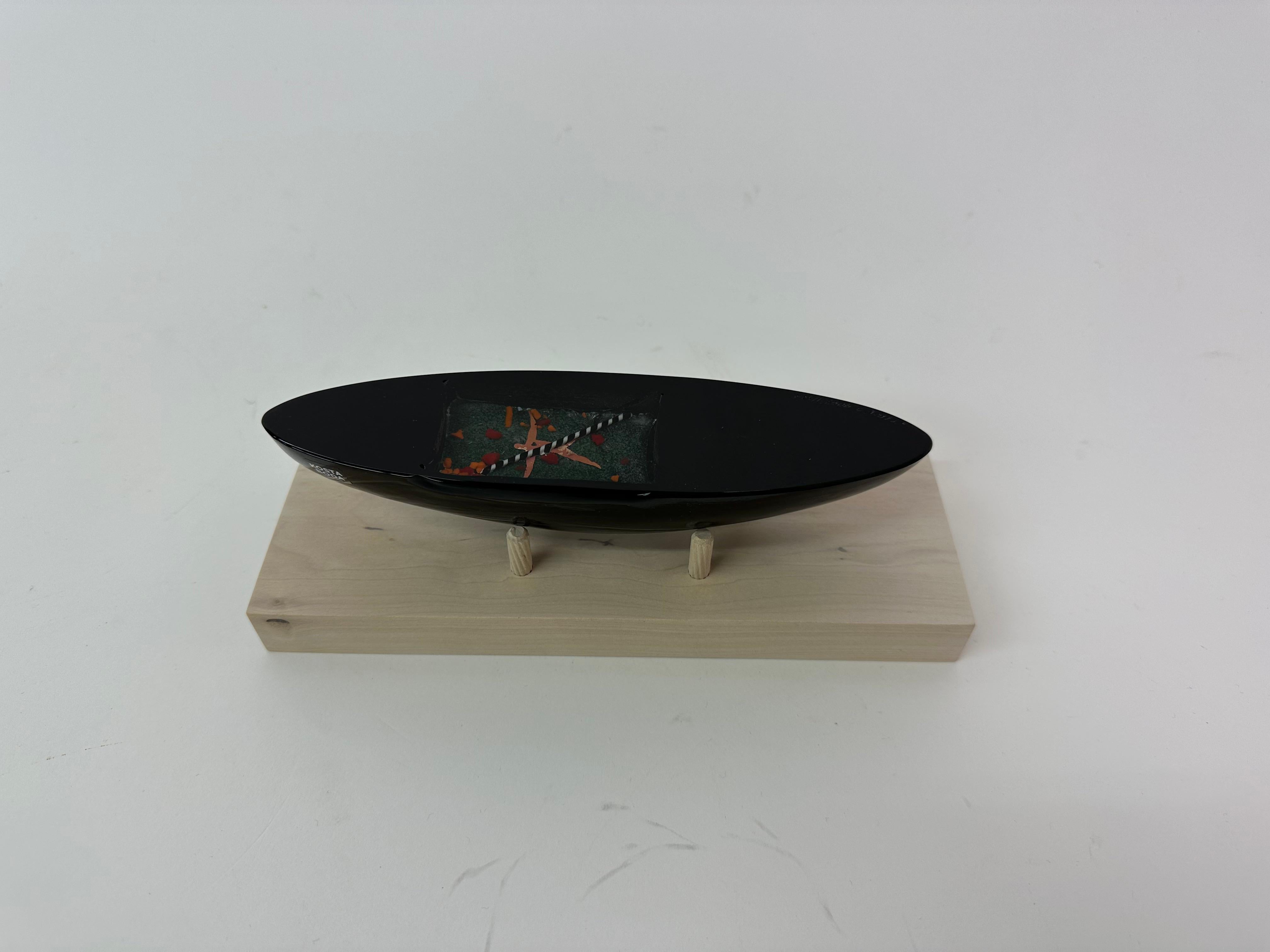 Bertil Vallien for Kosta Boda Glass Boat Sculpture Limited Edition Voyage In Excellent Condition For Sale In Delft, NL