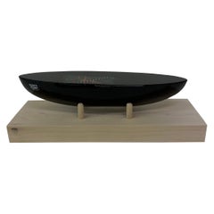 Scultura di barca in vetro di Bertil Vallien per Kosta Boda Edizione limitata Voyage