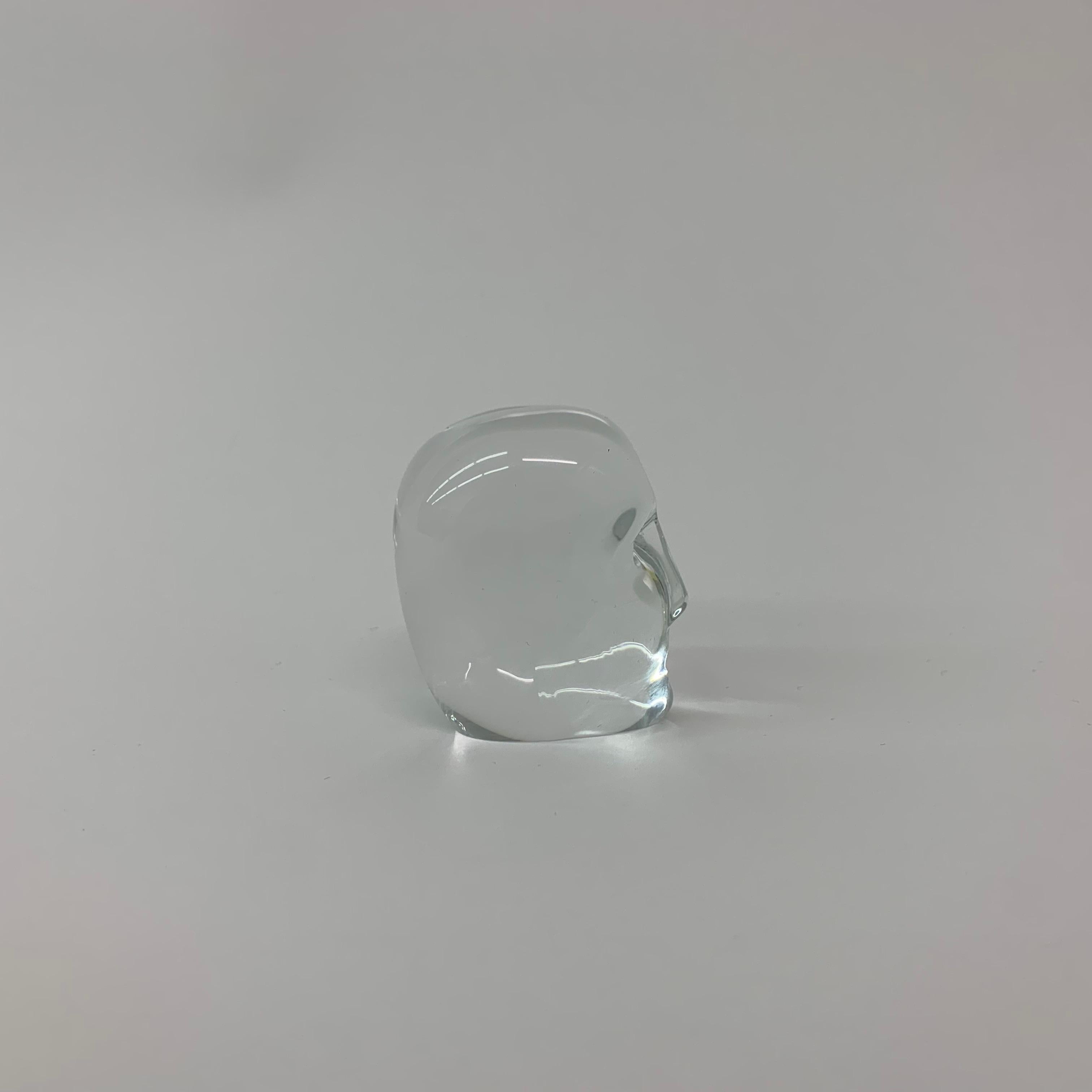 Late 20th Century Bertil Vallien for Kosta Boda Glass Head For Sale
