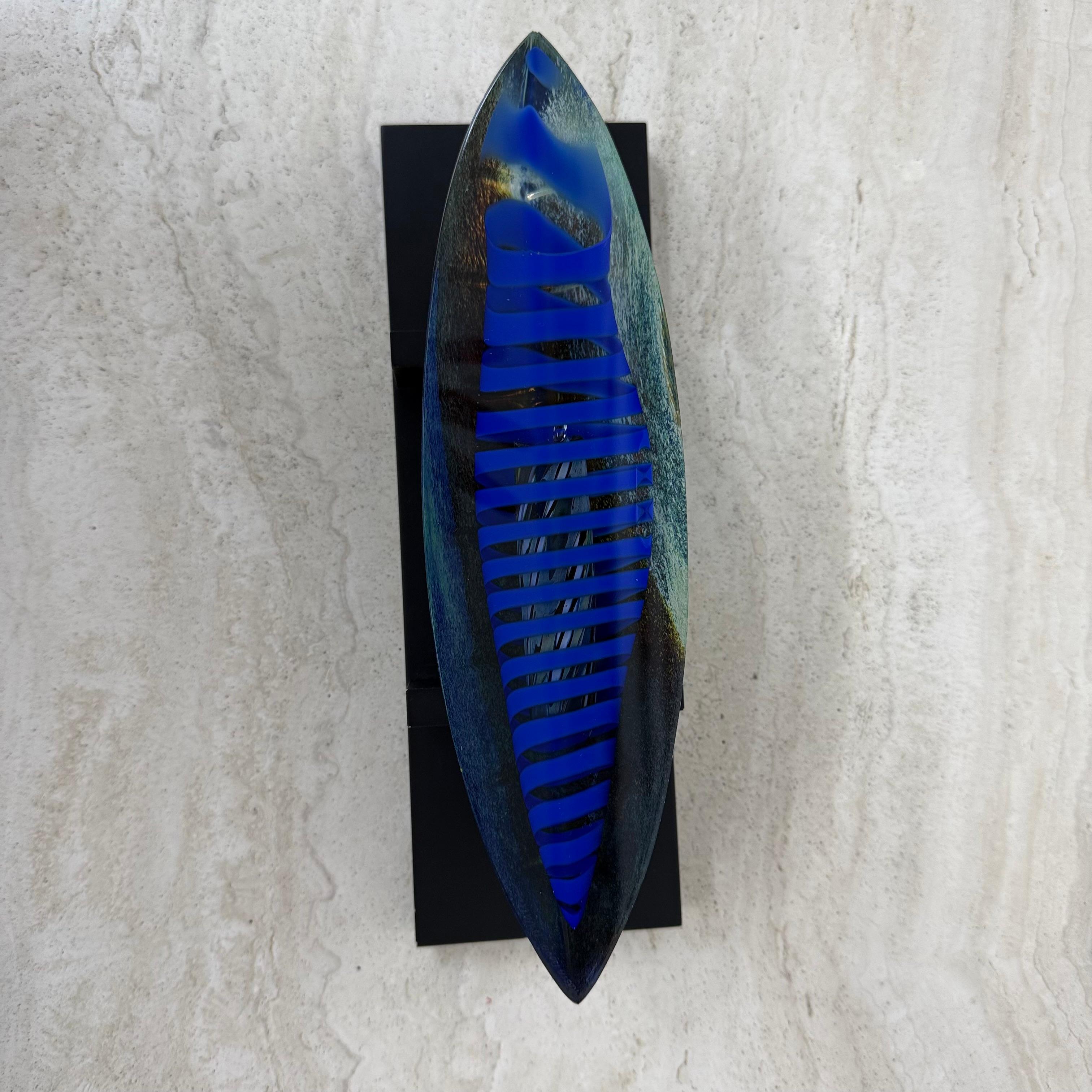 Bertil Vallien for Kosta Boda Large glass boat sculpture Limited edition 300 For Sale 5