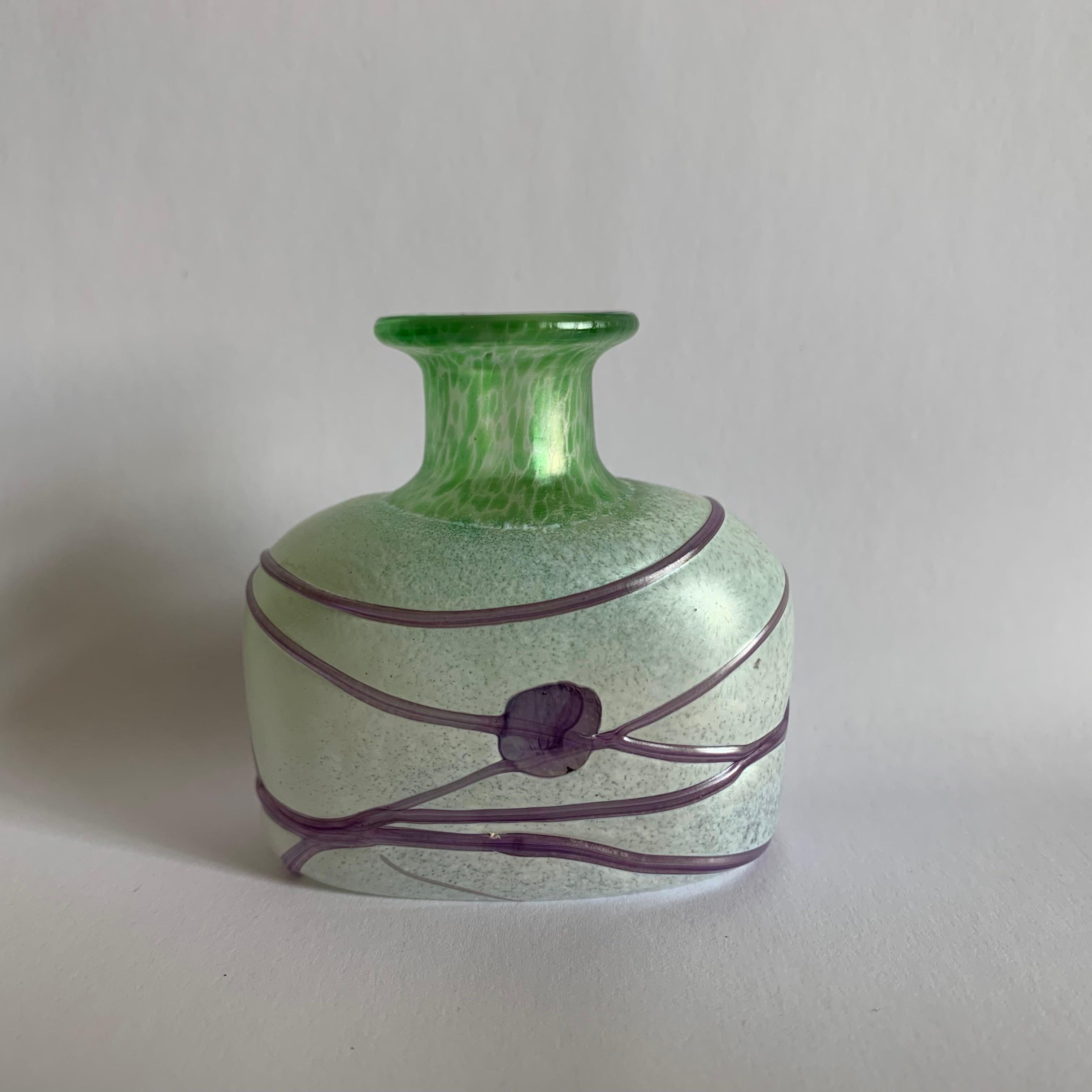 Bertil Vallien for Kosta Boda Miniature Vase, 1990s 4