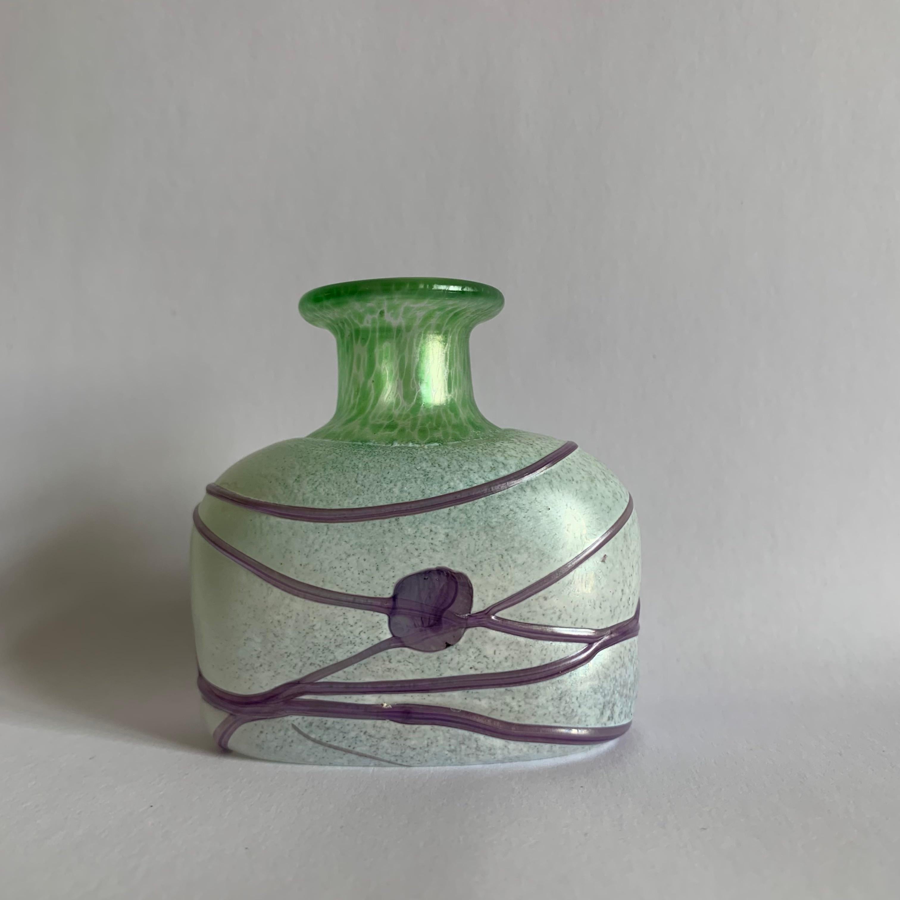 Bertil Vallien for Kosta Boda Miniature Vase, 1990s 5