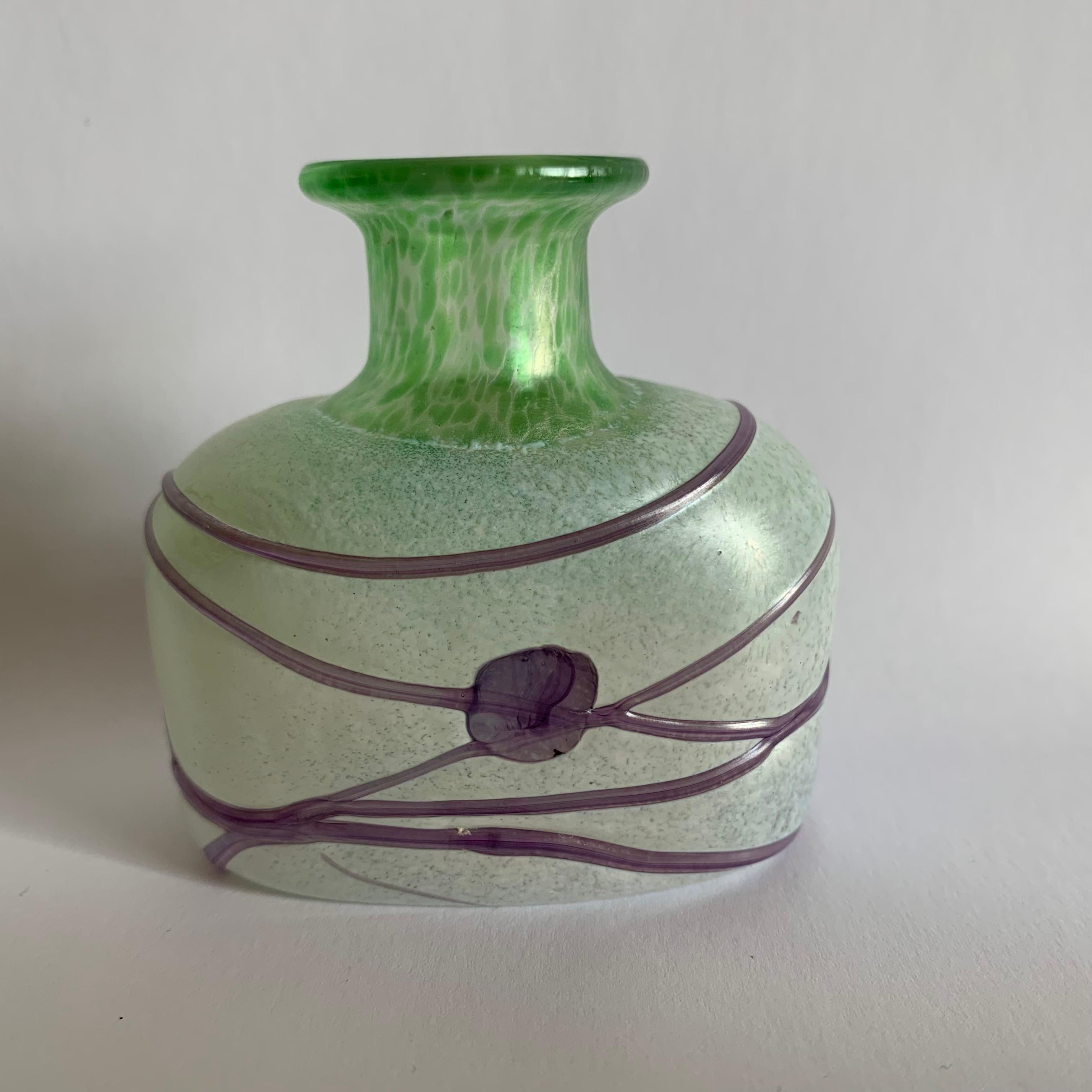 Bertil Vallien for Kosta Boda Miniature Vase, 1990s 10