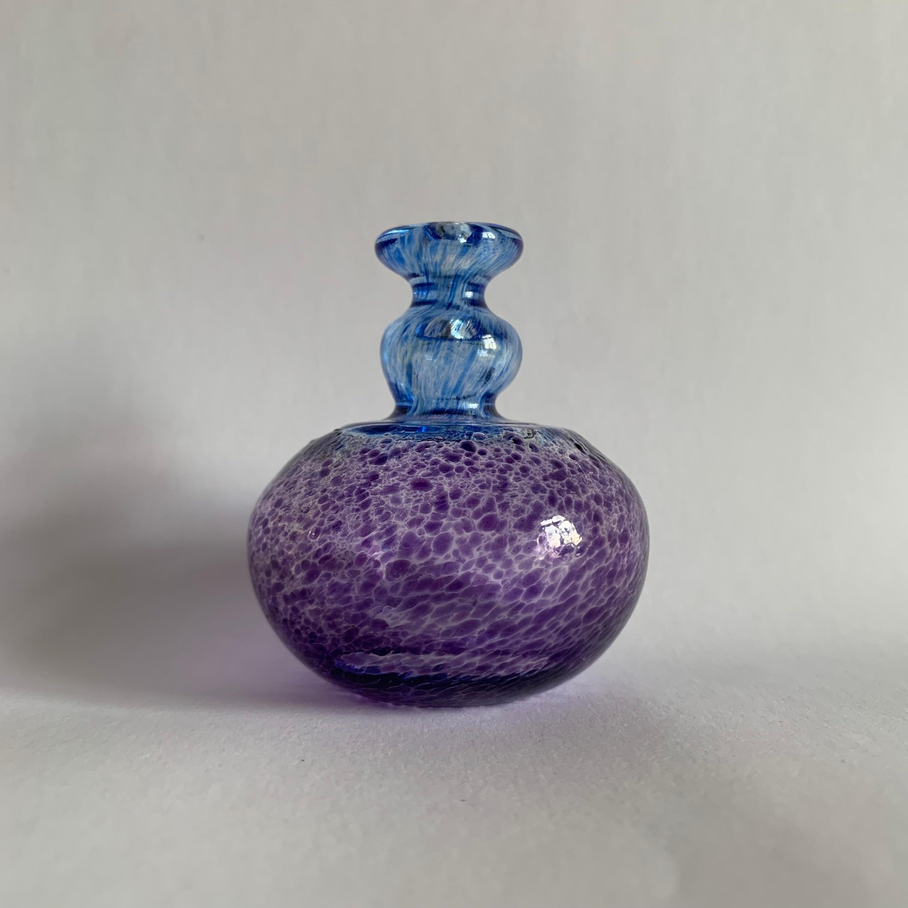 Bertil Vallien for Kosta Boda Miniature vase, 1990s.