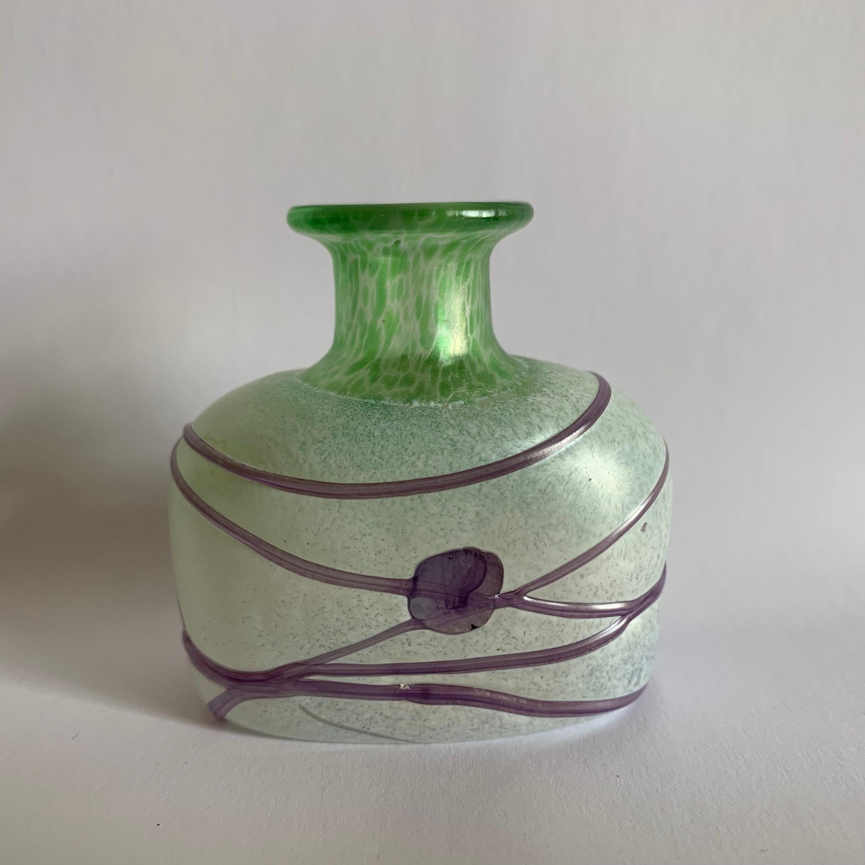 Bertil Vallien for Kosta Boda Miniature Vase, 1990s 2