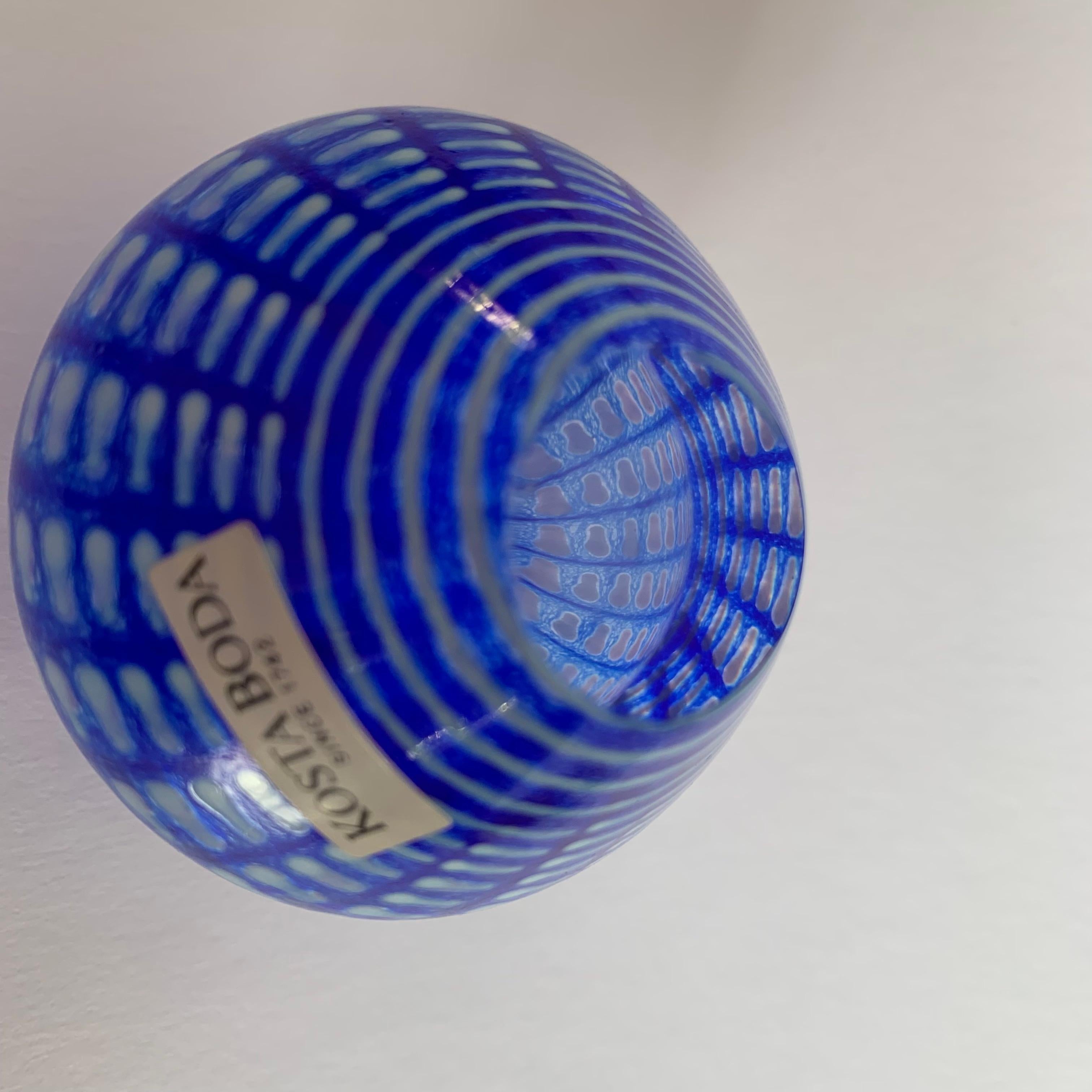 Bertil Vallien for Kosta Boda Miniature Vase 'Minos', 1990s For Sale 8