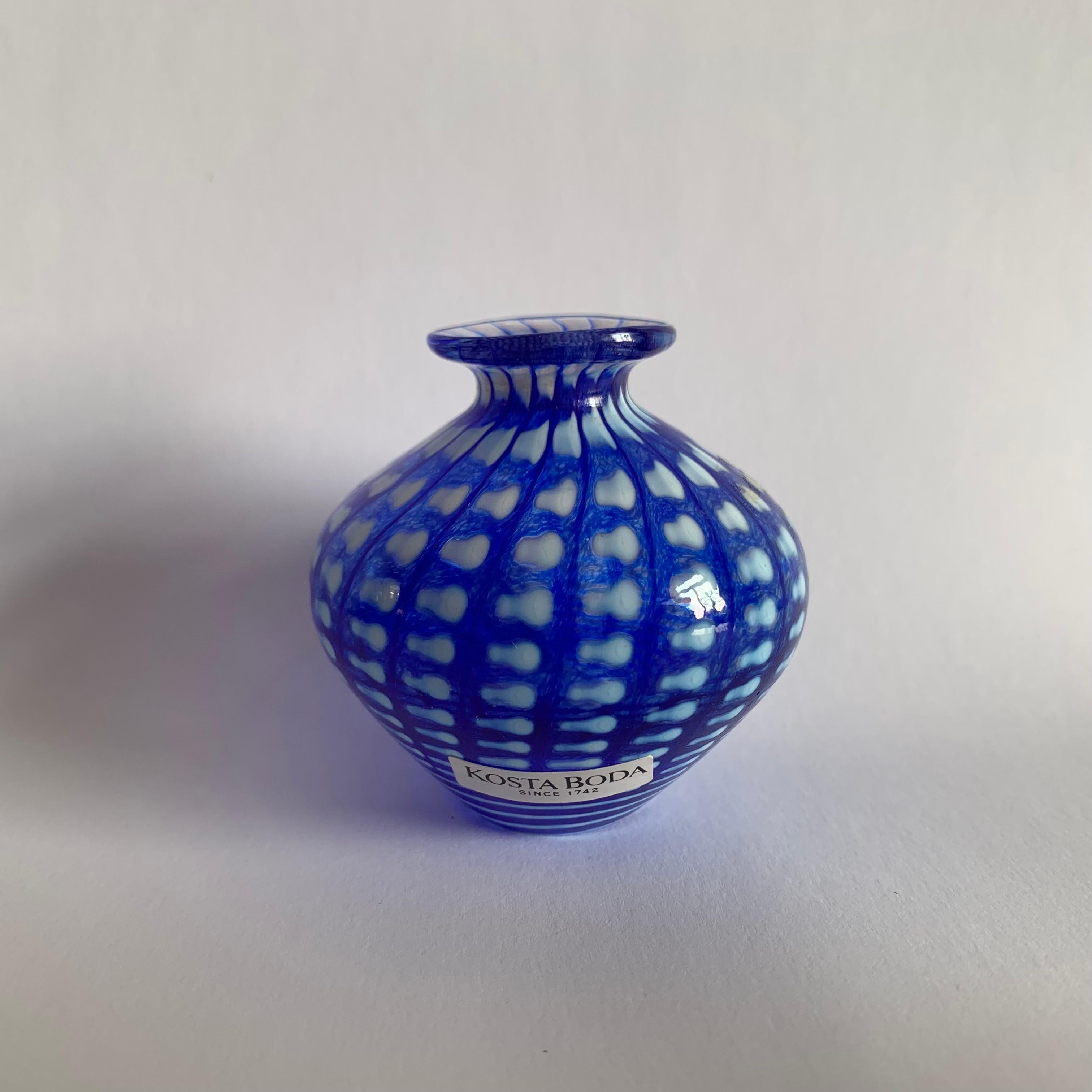 Bertil Vallien for Kosta Boda Miniature Vase 'Minos', 1990s For Sale 10
