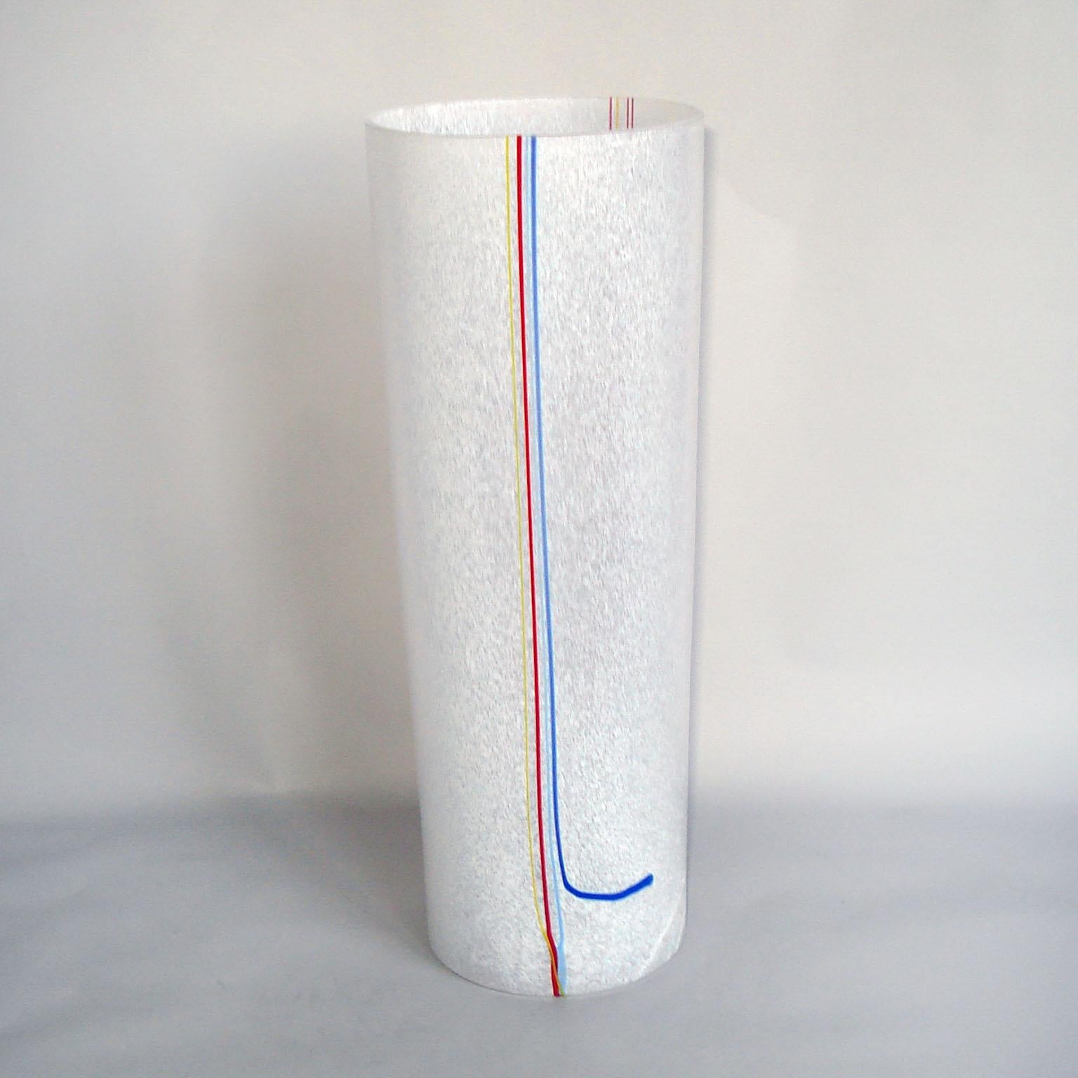 Bertil Vallien for Kosta Boda Rainbow Glass Vases, Set of Eight, Sweden, 1970s For Sale 2