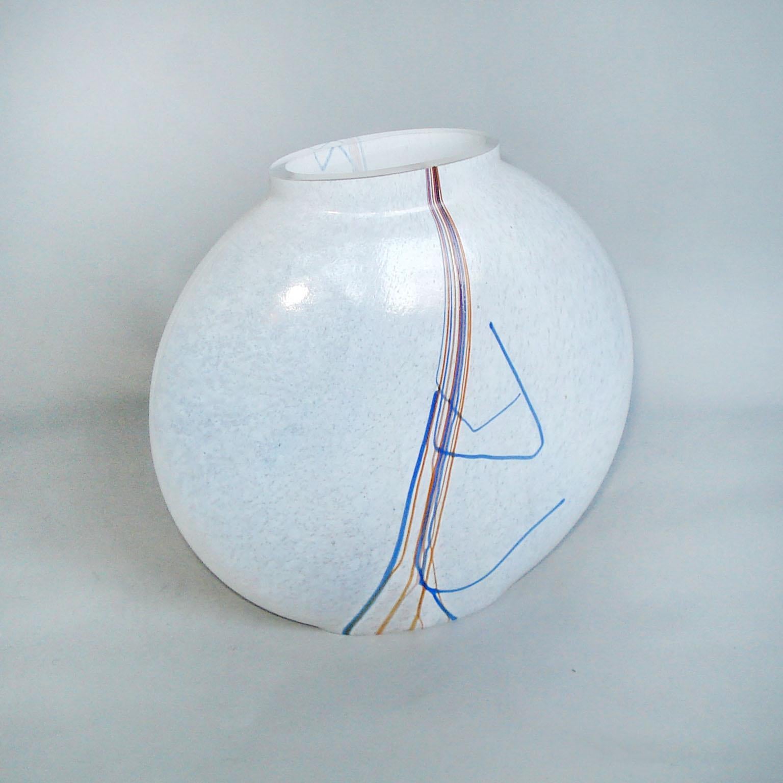 Bertil Vallien for Kosta Boda Rainbow Glass Vases, Set of Eight, Sweden, 1970s For Sale 3