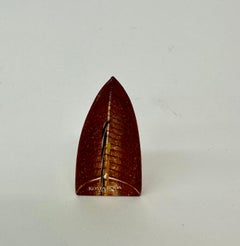 Bertil Vallien for Kosta Boda Sweden Half Boat ”Stand Tall”, 1990s