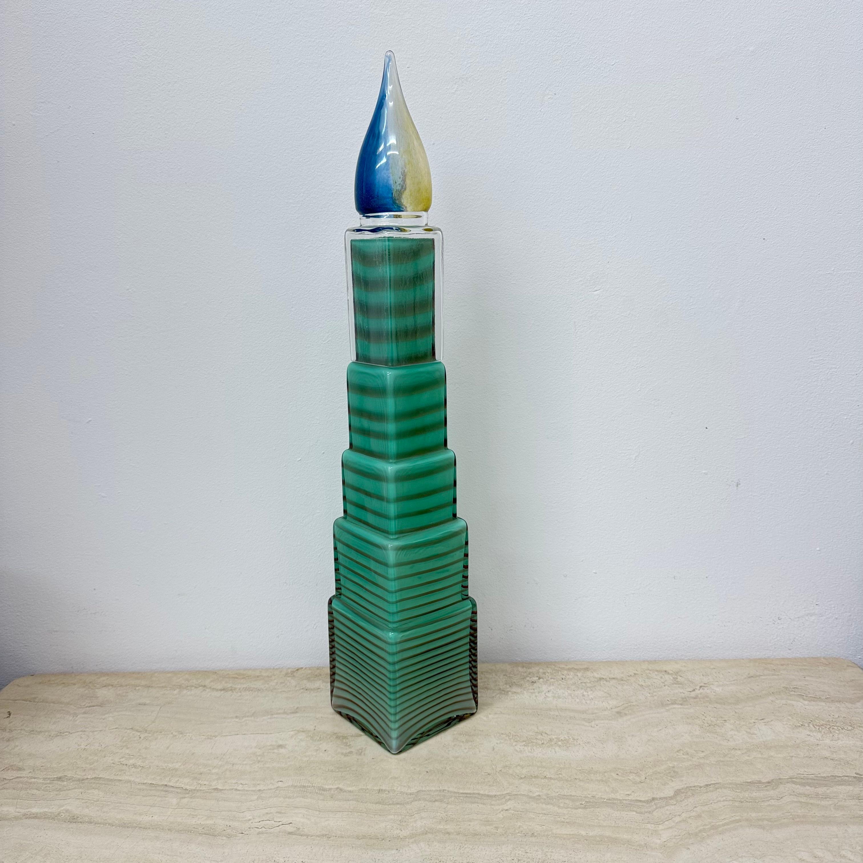Bertil Vallien para Kosta Boda Suecia Jarrón / escultura metropolitana , década de 1990 3
