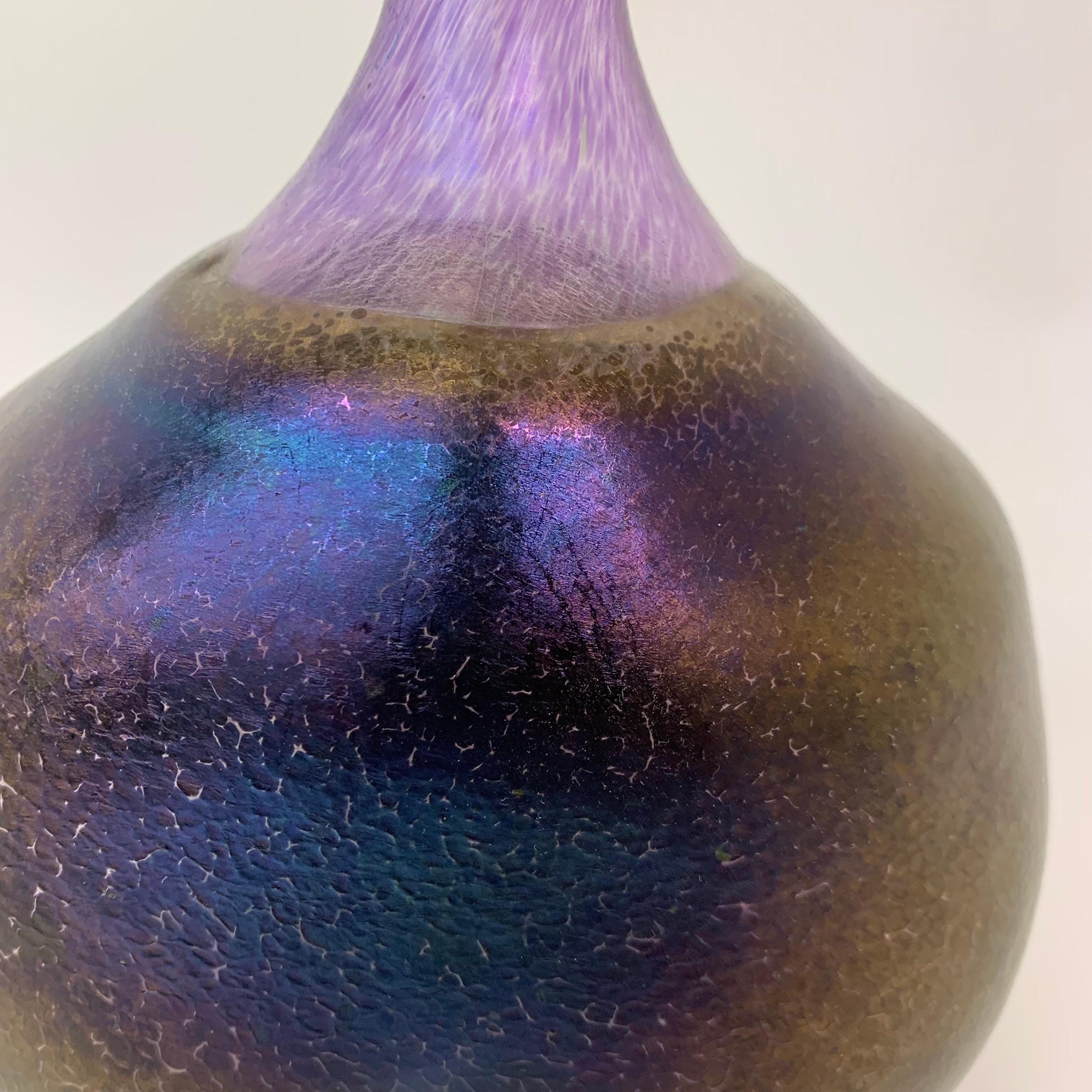 Bertil Vallien for Kosta Boda Volcano vase For Sale 4