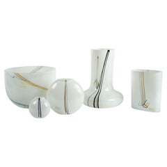 Bertil vallien Glass Vases, Sweden, 1990