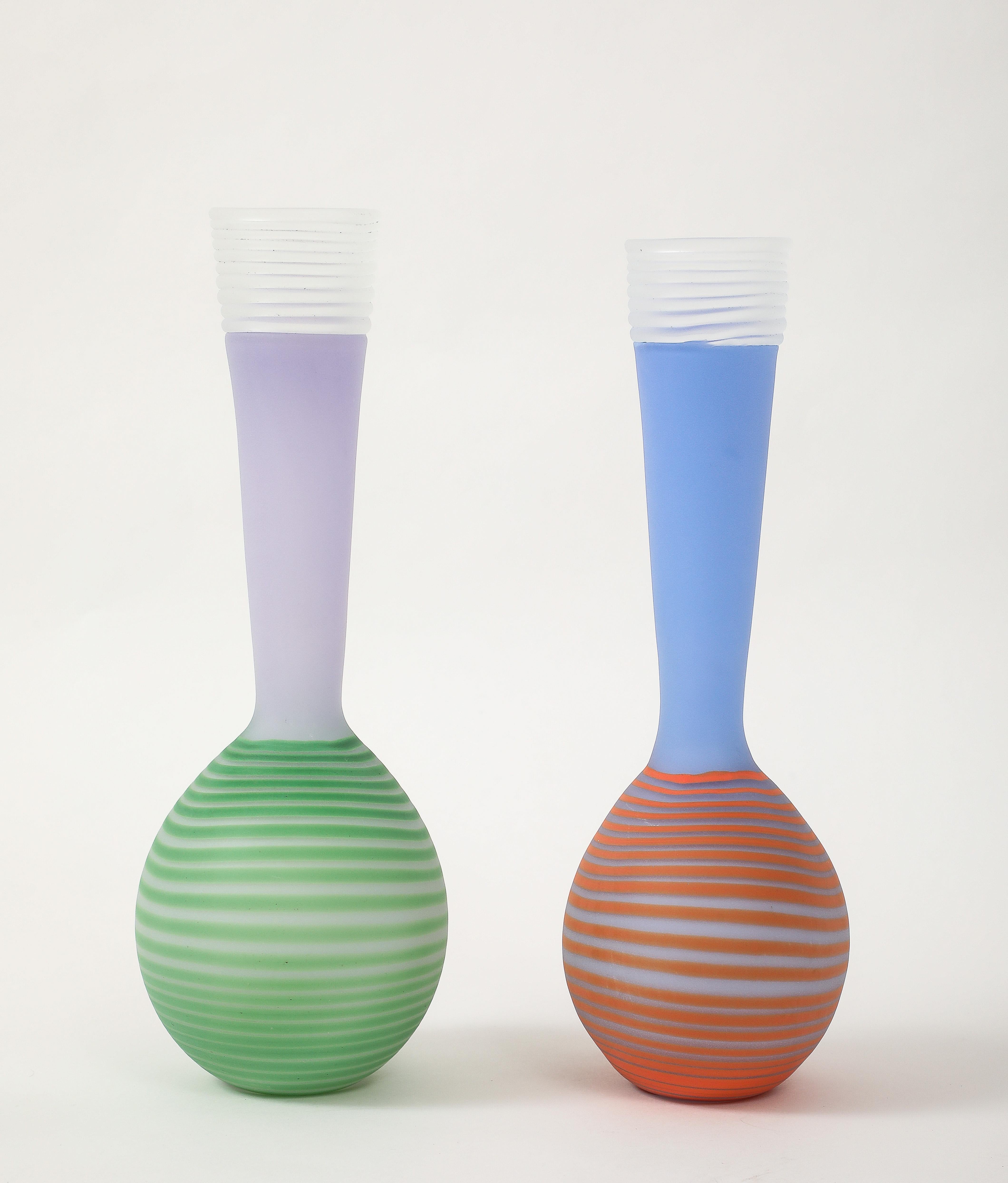 Fatto a mano Vasi in vetro artistico Bertil Vallien/Kosta Memphis in vendita