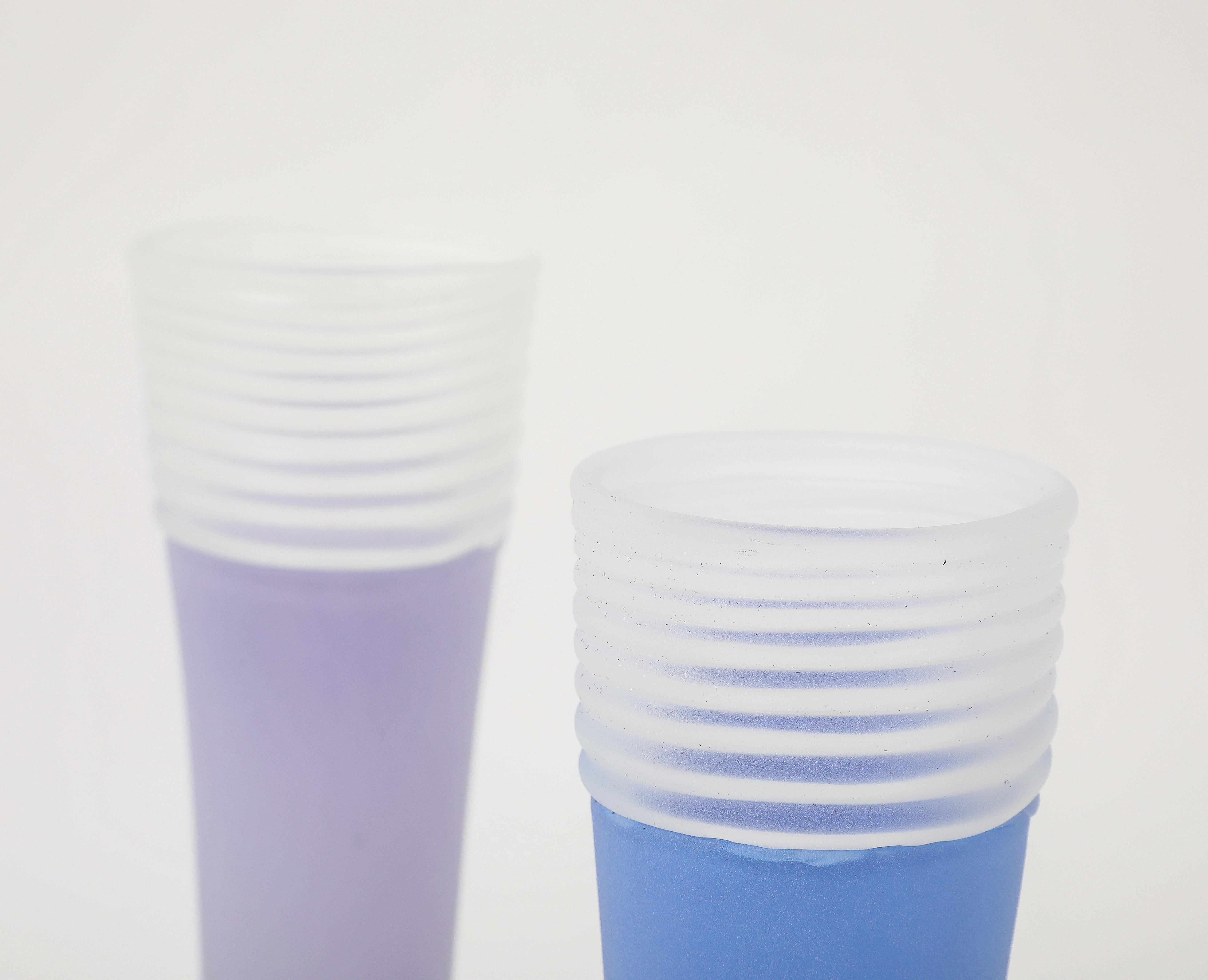 Vasi in vetro artistico Bertil Vallien/Kosta Memphis in vendita 1