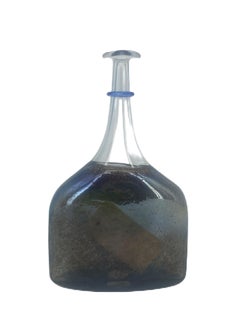 Bertil Vallien signed Satellite Bottle, Kosta Boda Glass