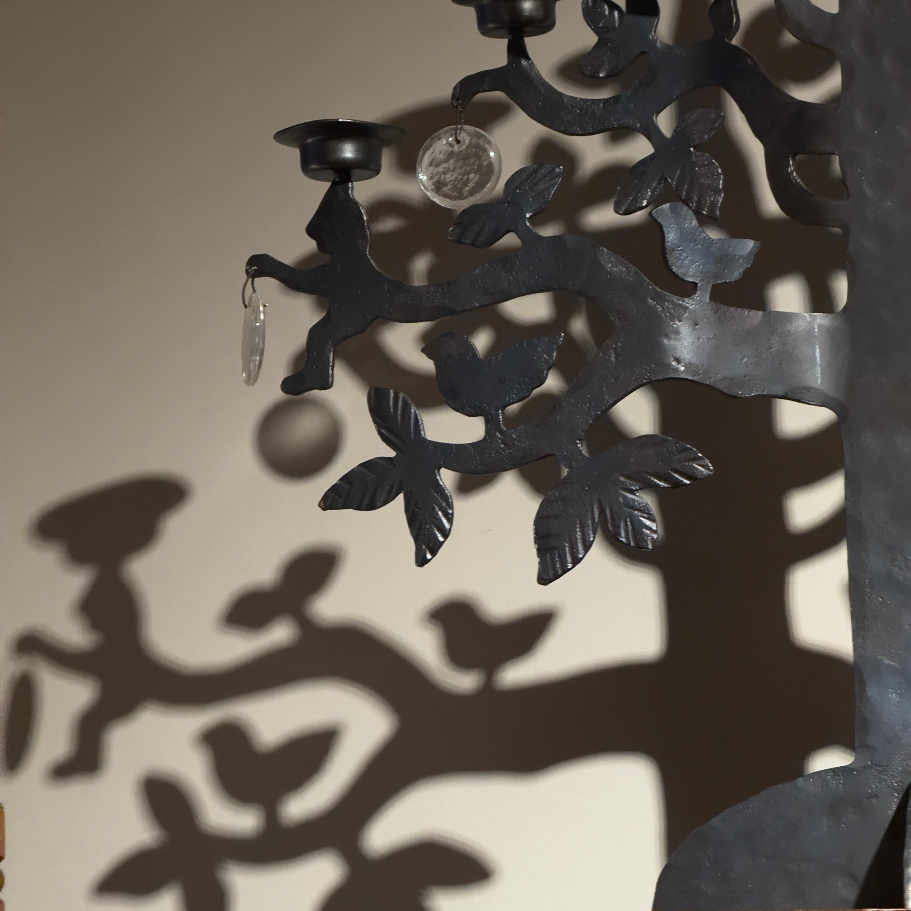 Fine XX secolo Candelabro a stelo 