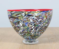 Bertil Vallien Kosta Boda Art Glass Vase, Scandinavian Modern, 1960s