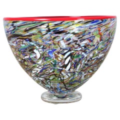 Bertil Vallien Kosta Boda Art Glass Vase, Scandinavian Modern, 1960s