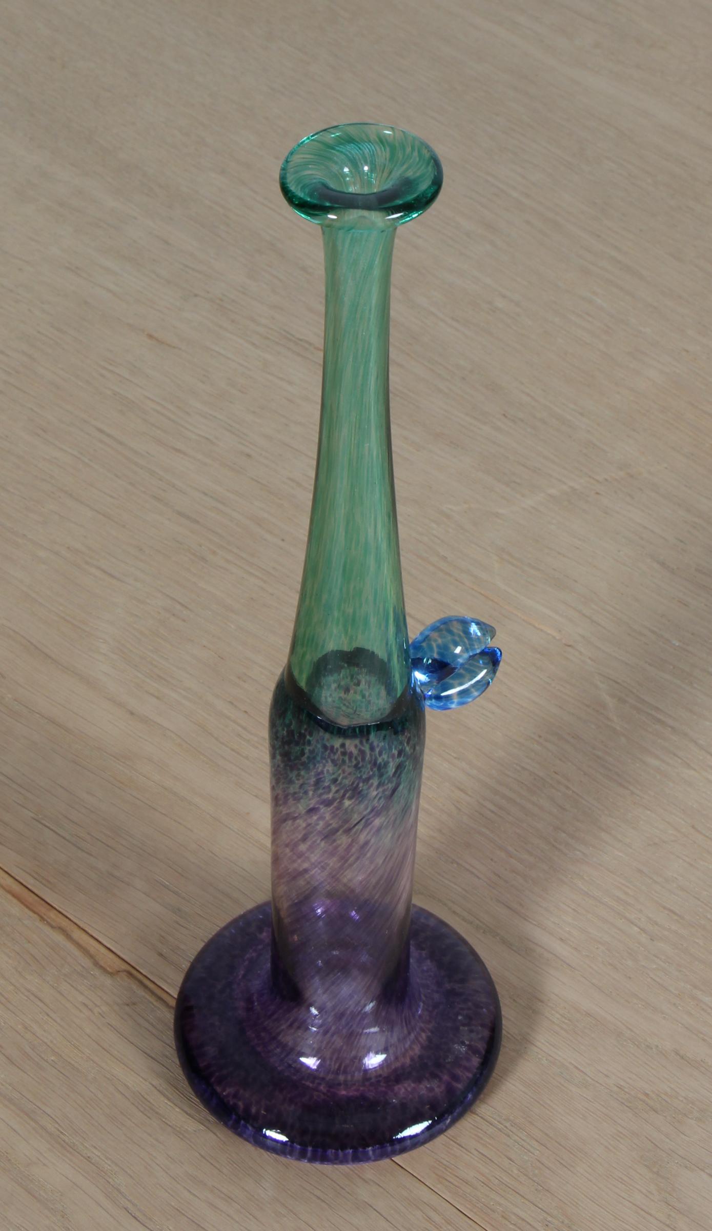 Danish Bertil Vallien Vase for Kosta Boda. Windpipe For Sale