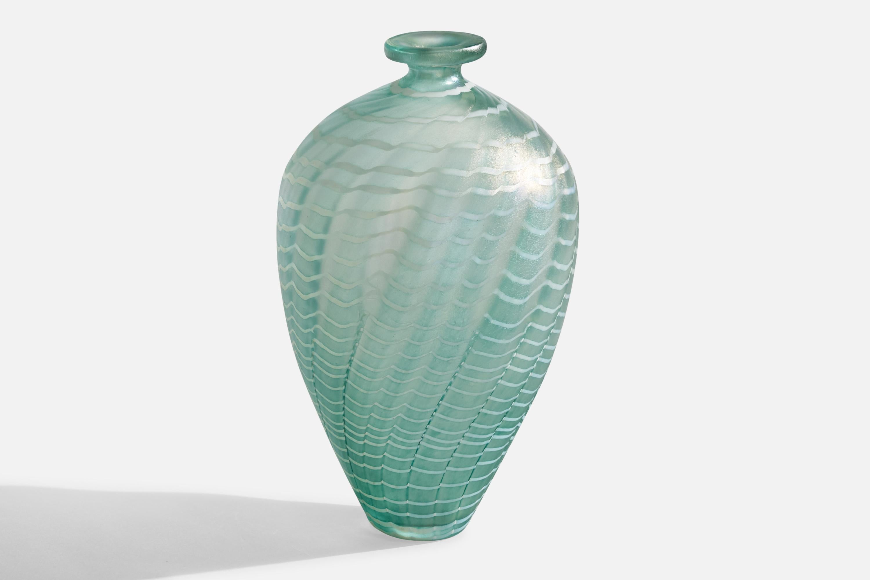 Svedese Bertil Vallien, Vaso, Vetro, Svezia, anni '80 in vendita