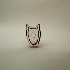 Bertill Vallien for Kosta Boda Sweden Mini Sculpture Owl ”Night Eyes”